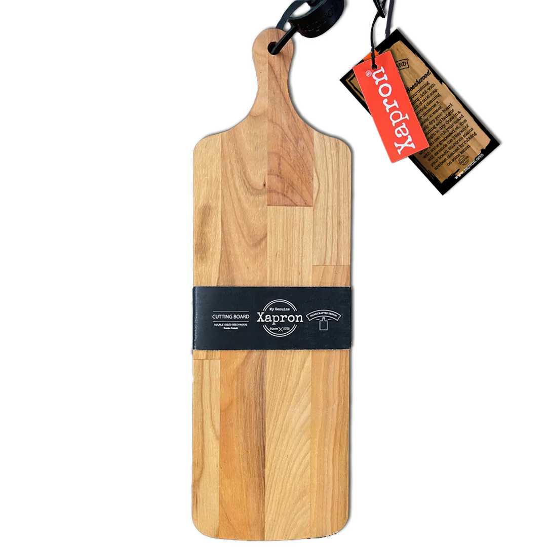 houten snijplank met handvat voor snijden van vlees en groenten