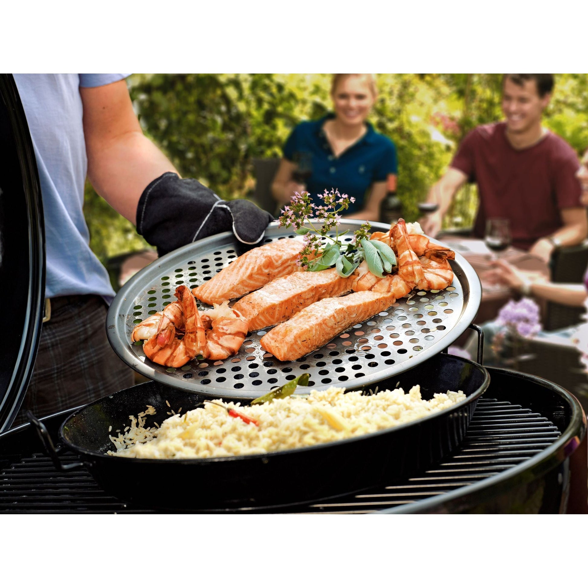 BBQ Accessoire Pizza Plaat Middel Set 2 van Stuks