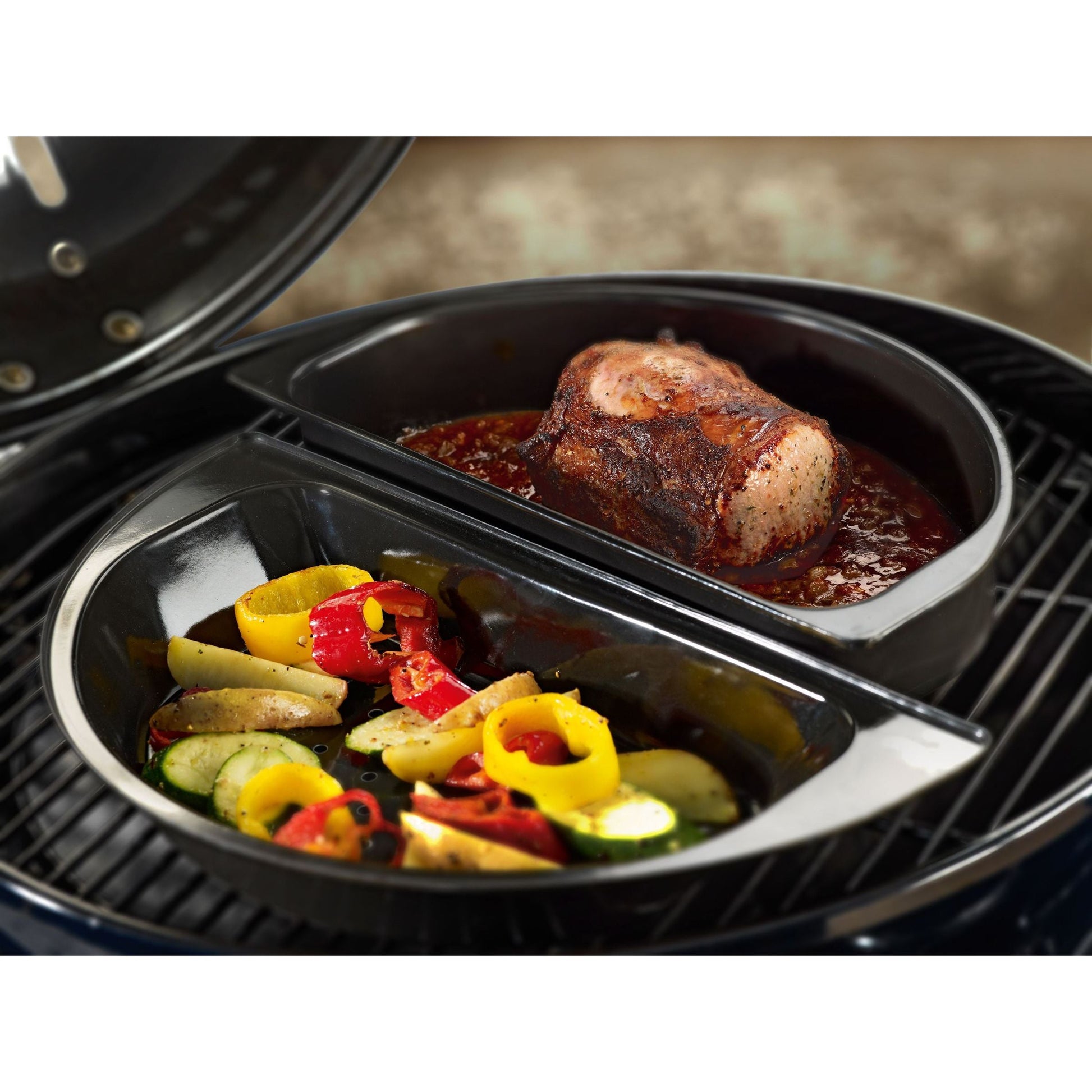 BBQ Accessoire Kookset Halve Maan Set van 2 Stuks