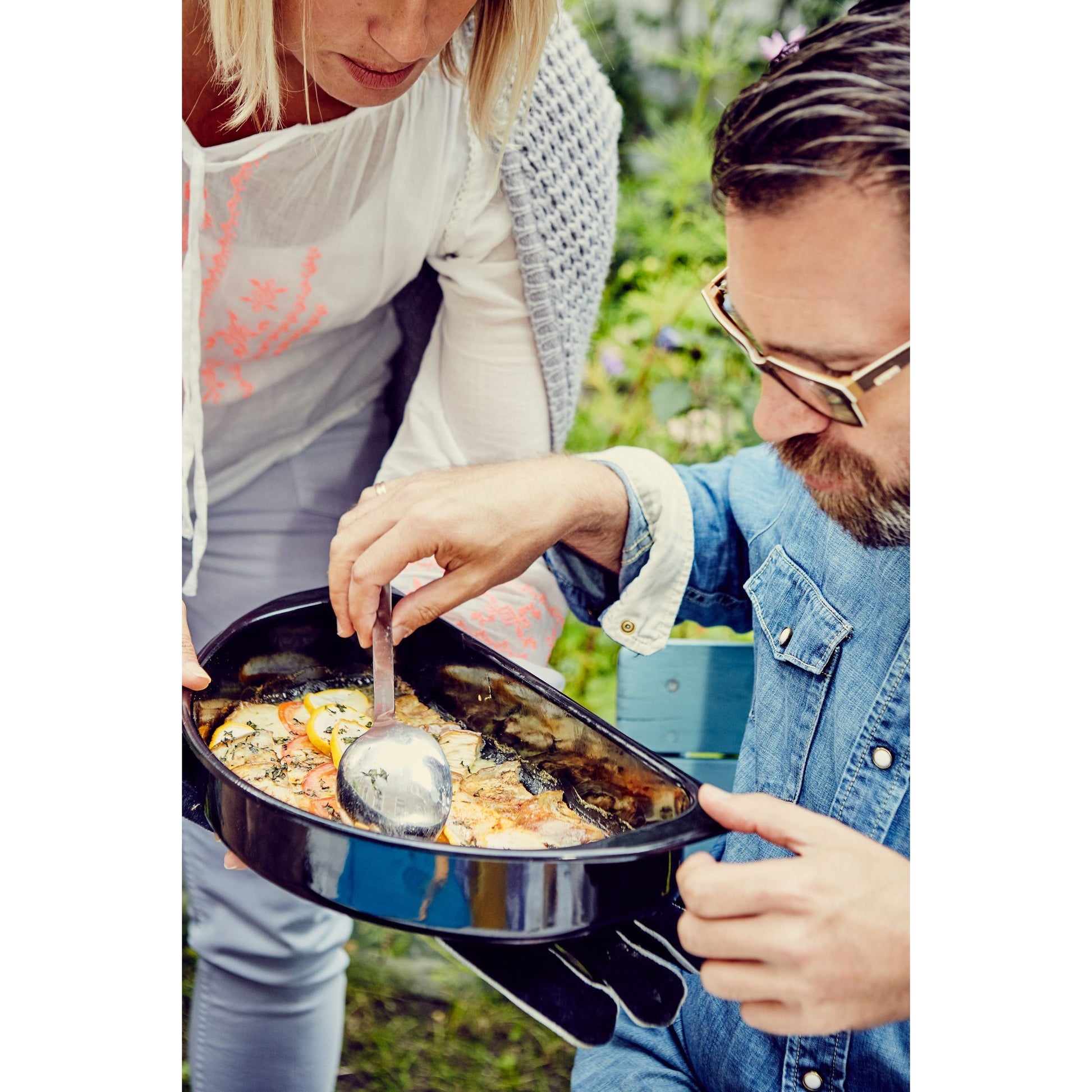 BBQ Accessoire Kookset Halve Maan Set van 2 Stuks
