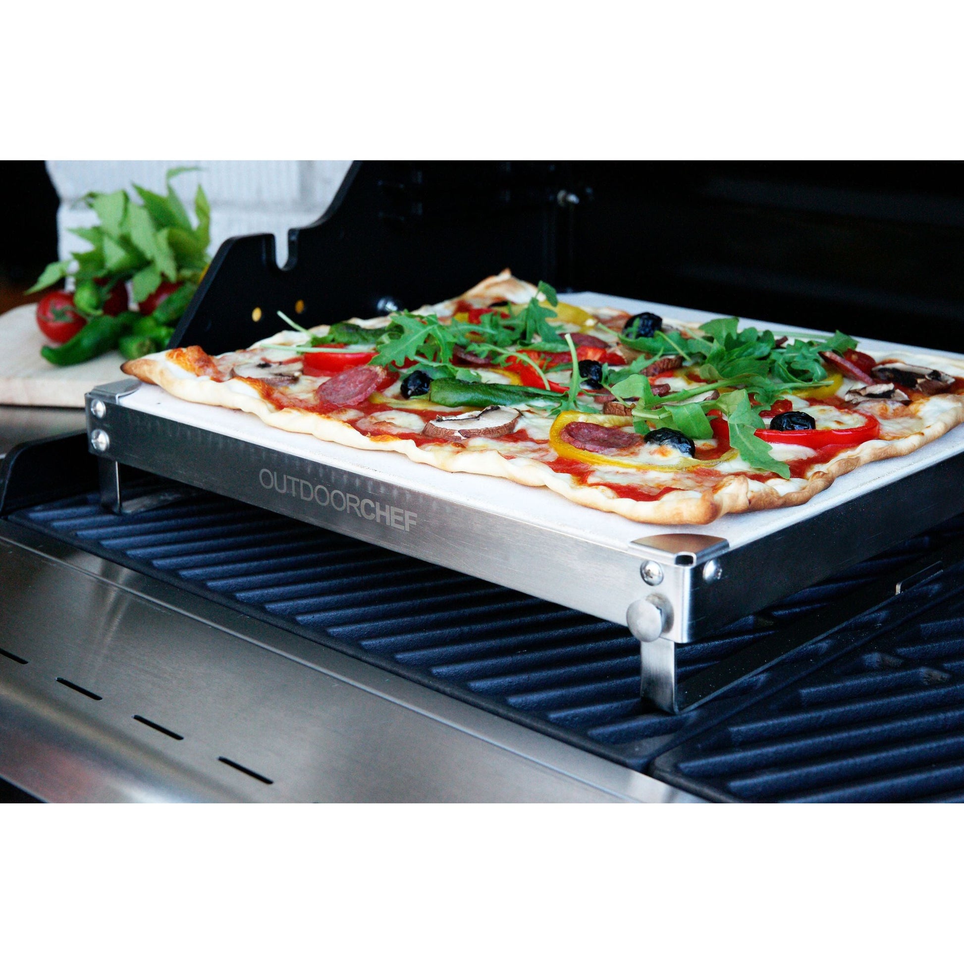 BBQ Accessoire Pizzasteen Dualchef
