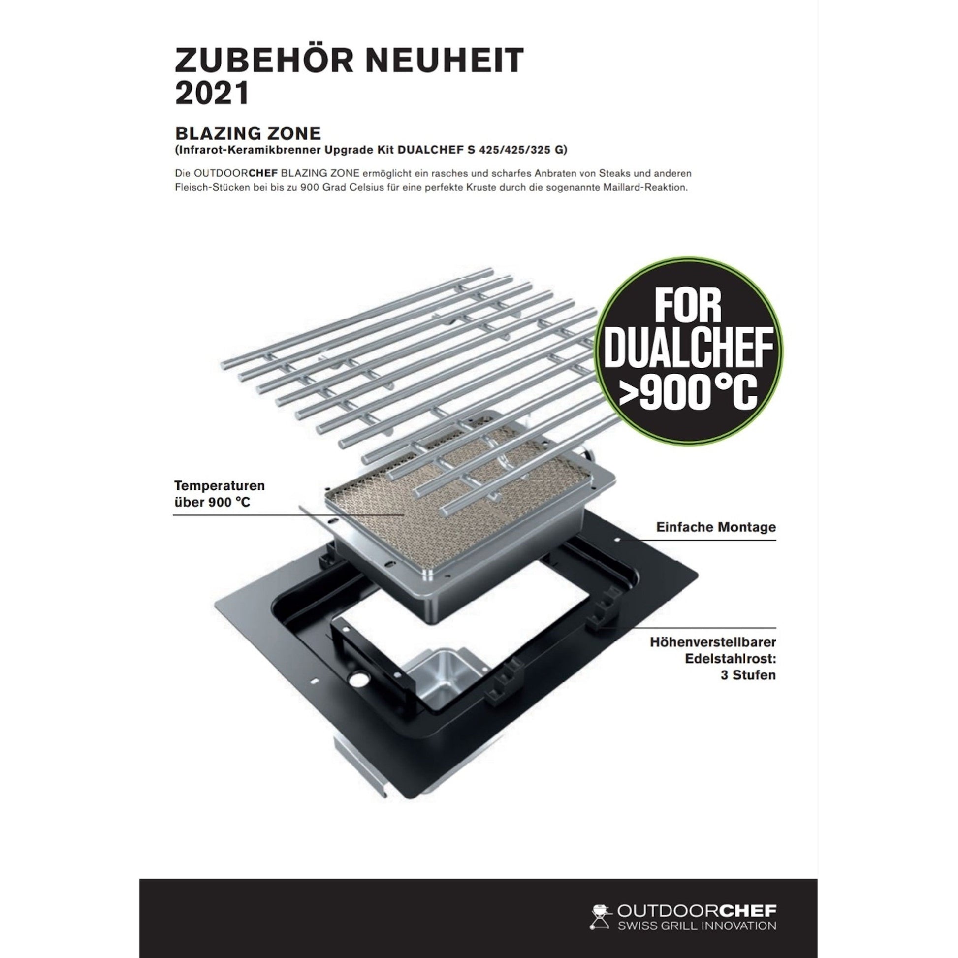 BBQ Accessoire Dualchef Blazing Zone