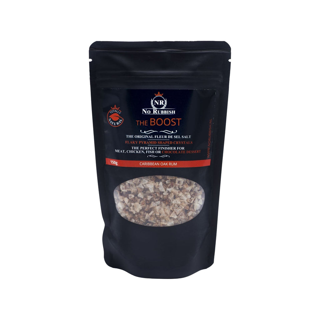 Fleur de Sel The Boost Zout met Caribische Houtgerijpte Rum Smaak