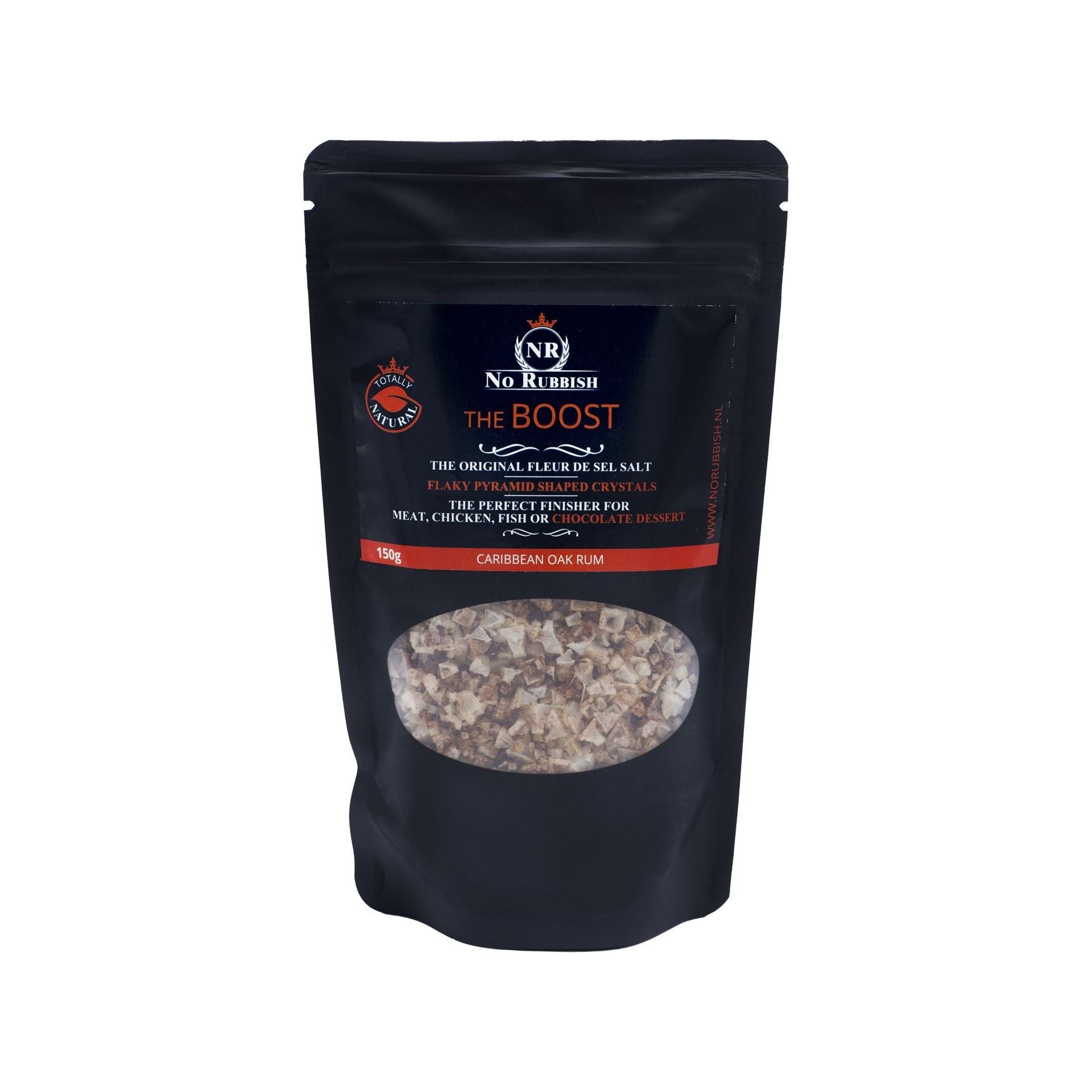 Fleur de Sel The Boost Zout met Caribische Houtgerijpte Rum Smaak