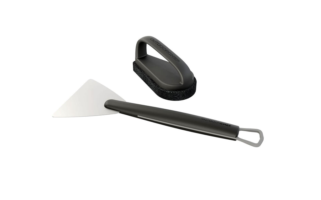 BBQ Accessoire Plancha Reinigingskit Set van 3 Stuks