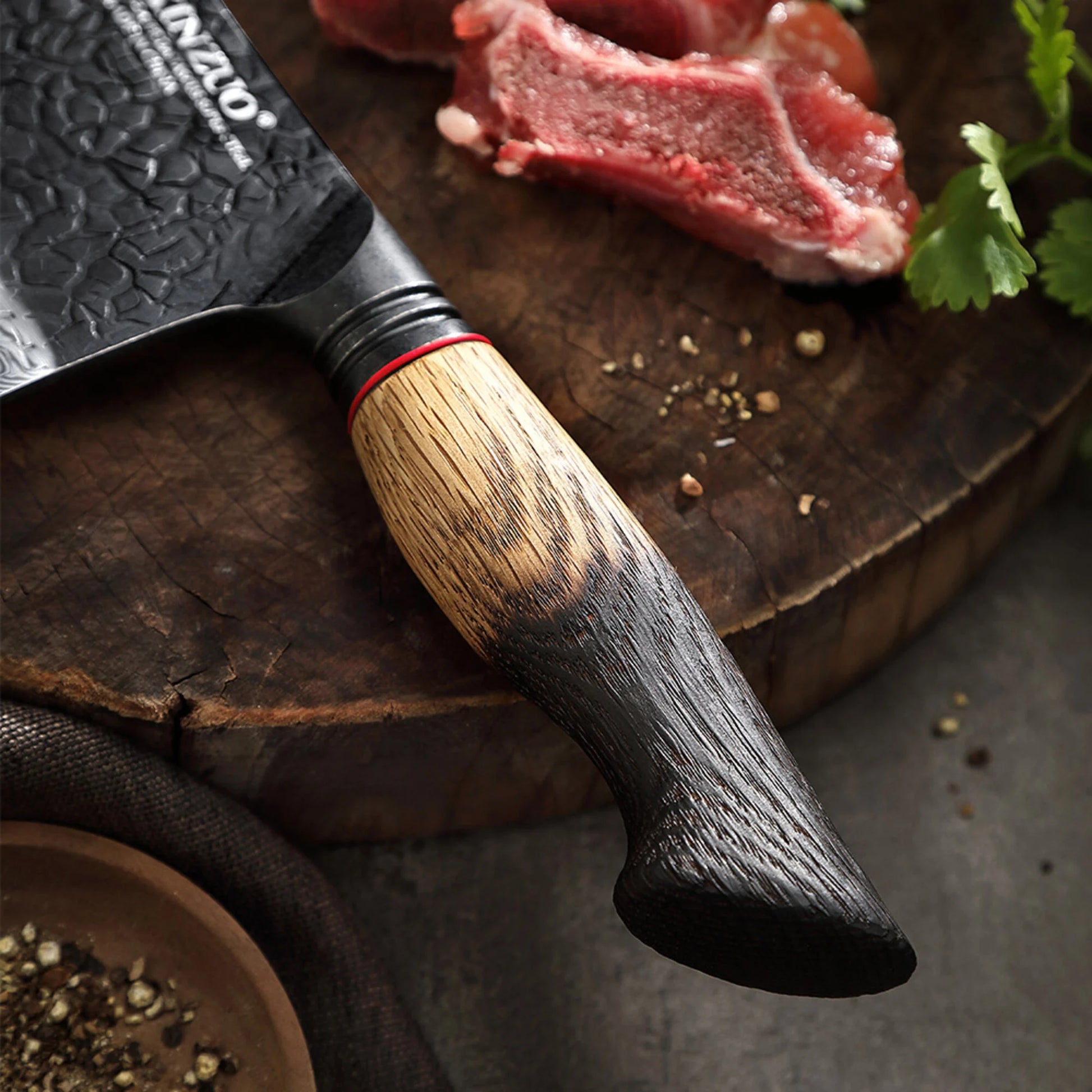 XinZuo X06 Mo Series Damascus Hakmes 18,5 cm