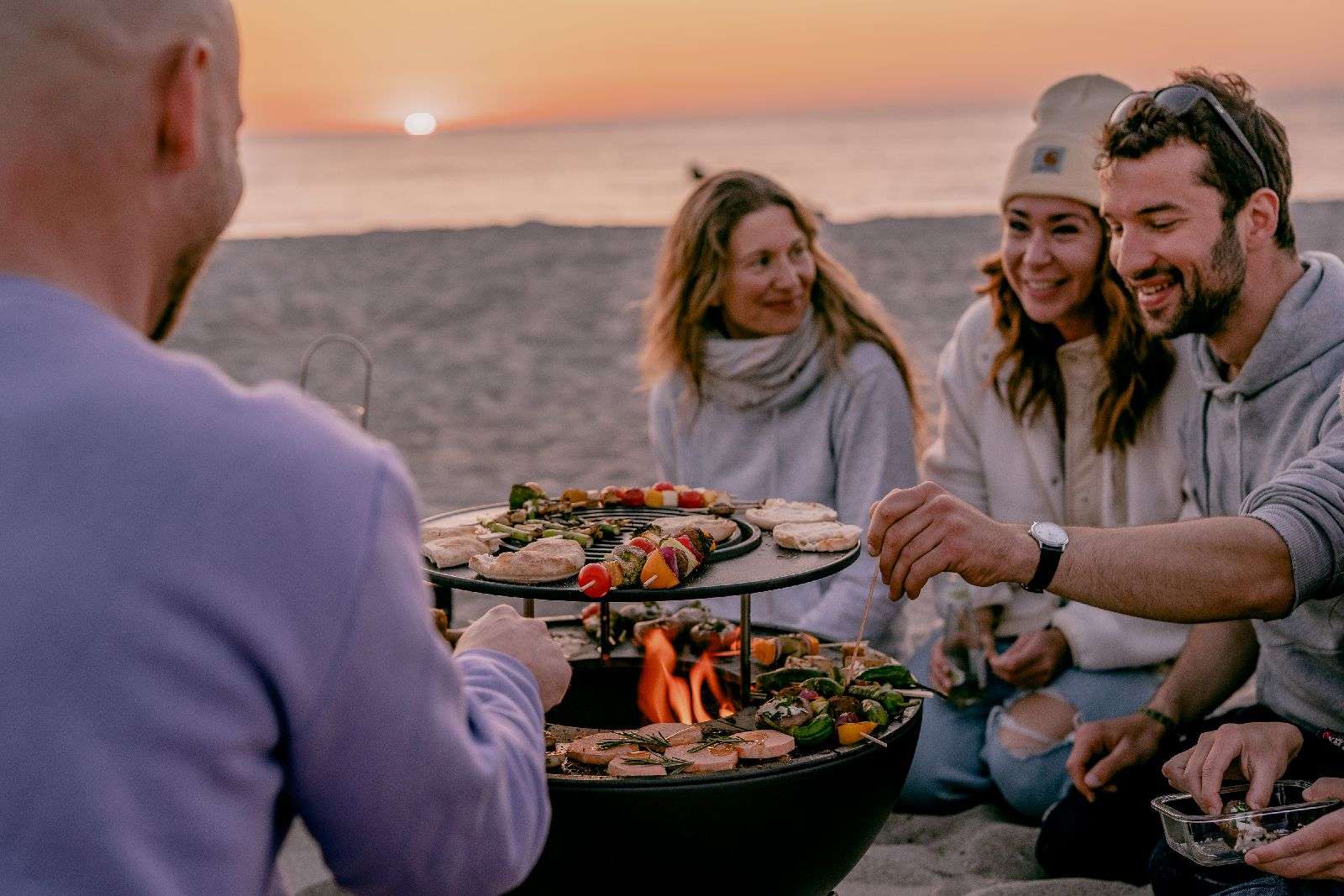 Bowl 57 Grillrooster op Verstelbare Poten met Handvat