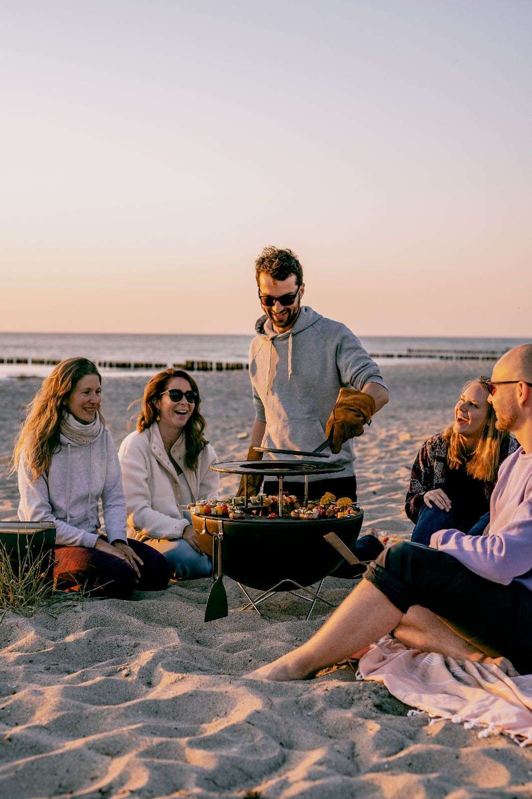 Bowl 57 Grillrooster op Verstelbare Poten met Handvat