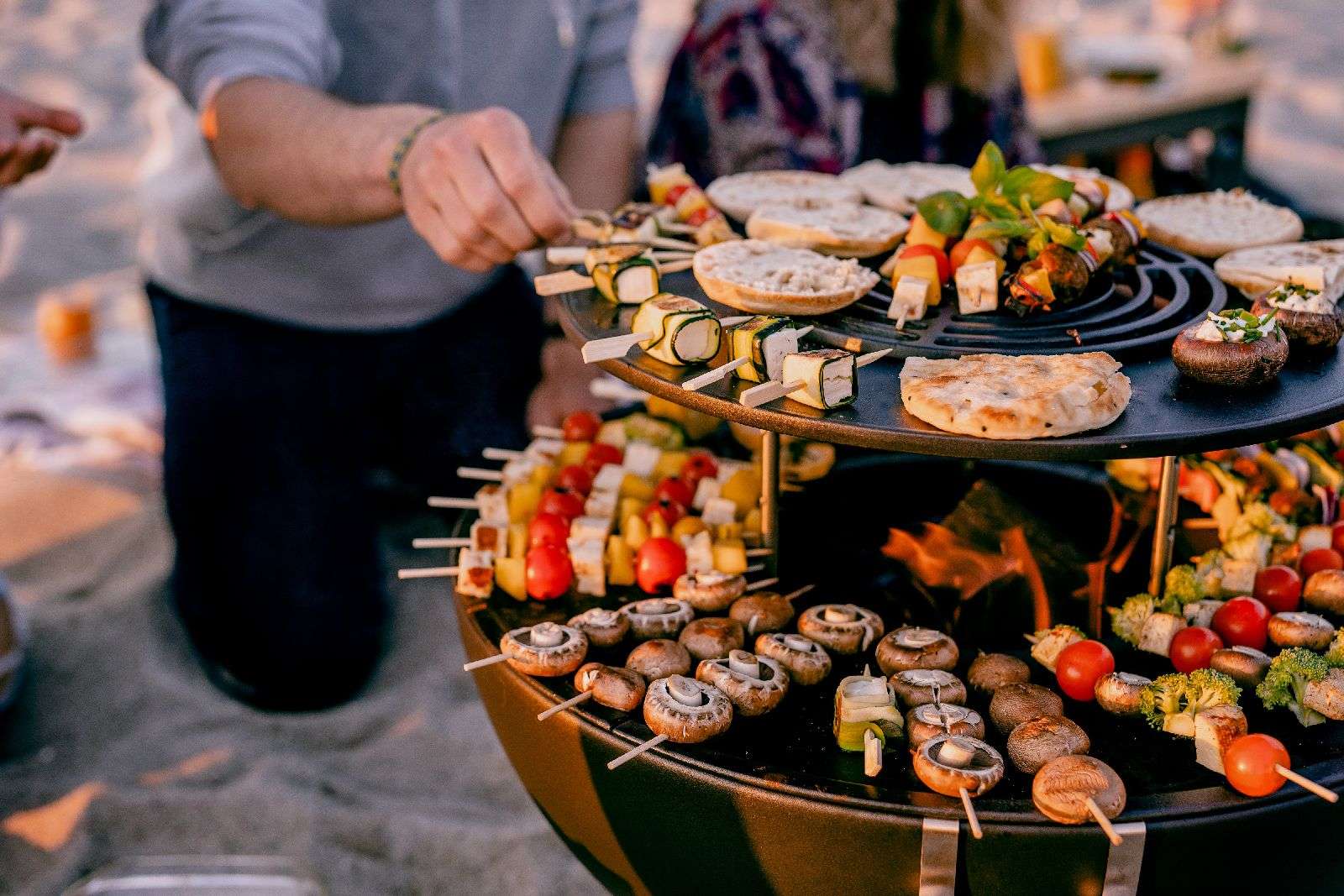 Bowl 57 Grillrooster op Verstelbare Poten met Handvat