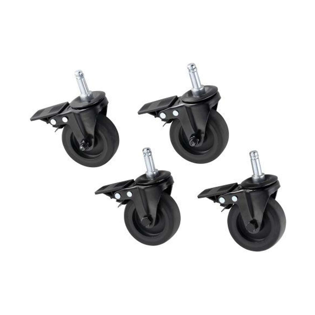 BBQ Accessoires Wielen Videro Set van 4 Stuks