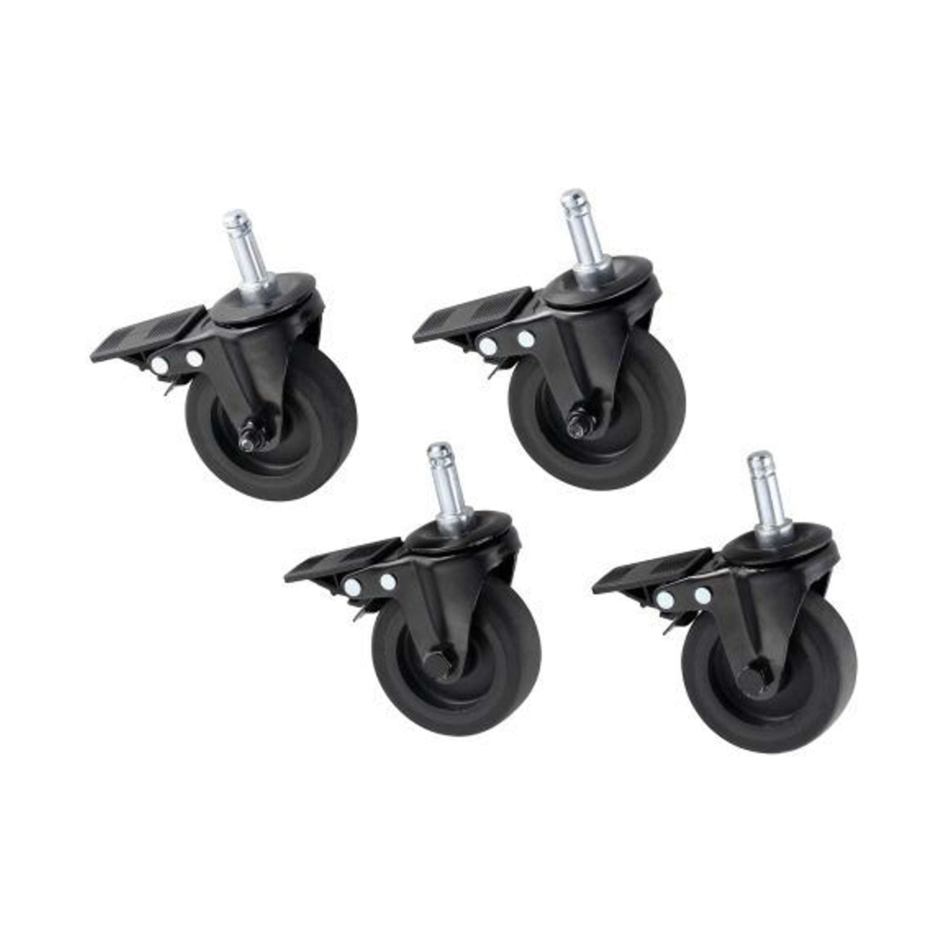 BBQ Accessoires Wielen Videro Set van 4 Stuks
