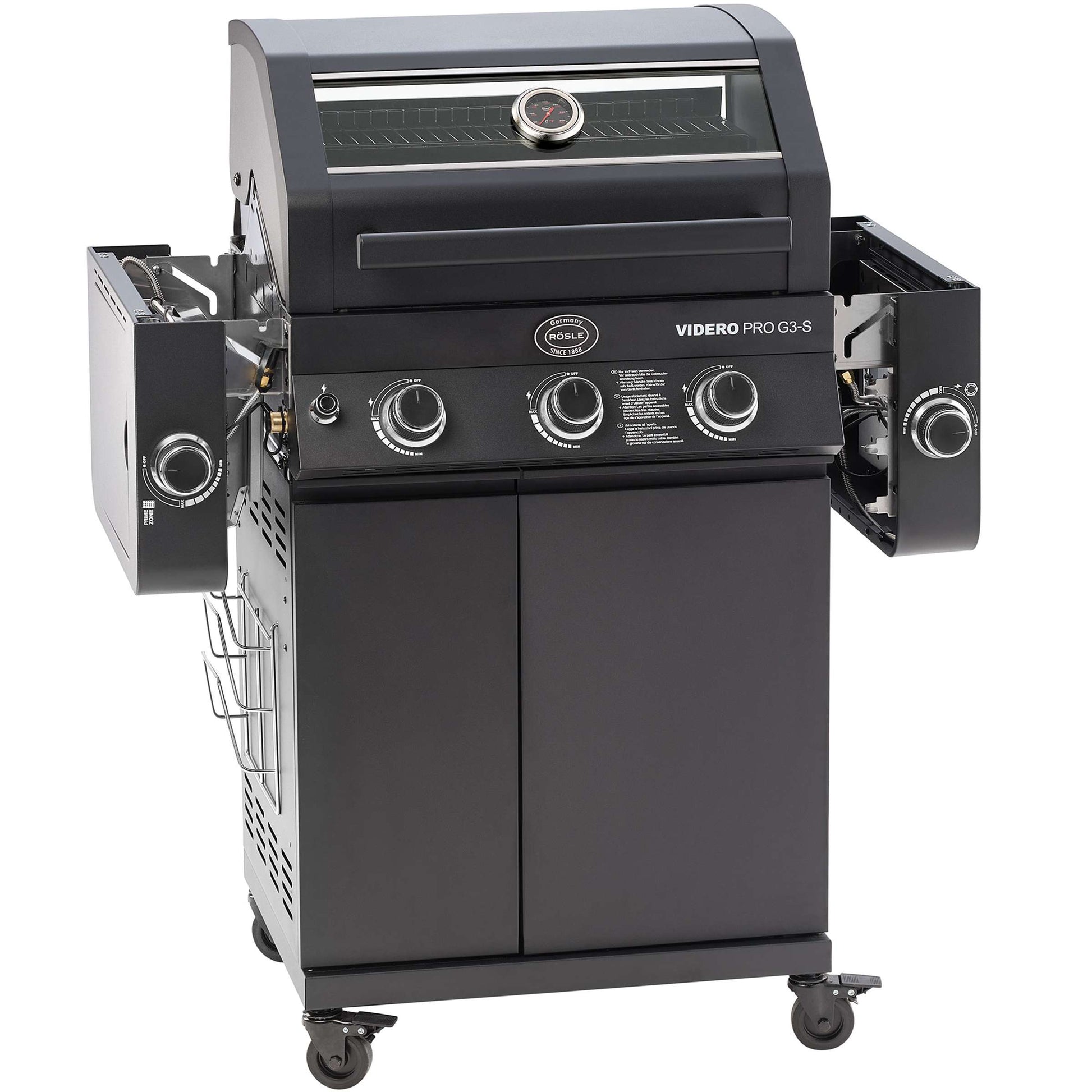Barbecue Gas Videro Pro G3-S Vario+ 30 mbar (Model 2023)