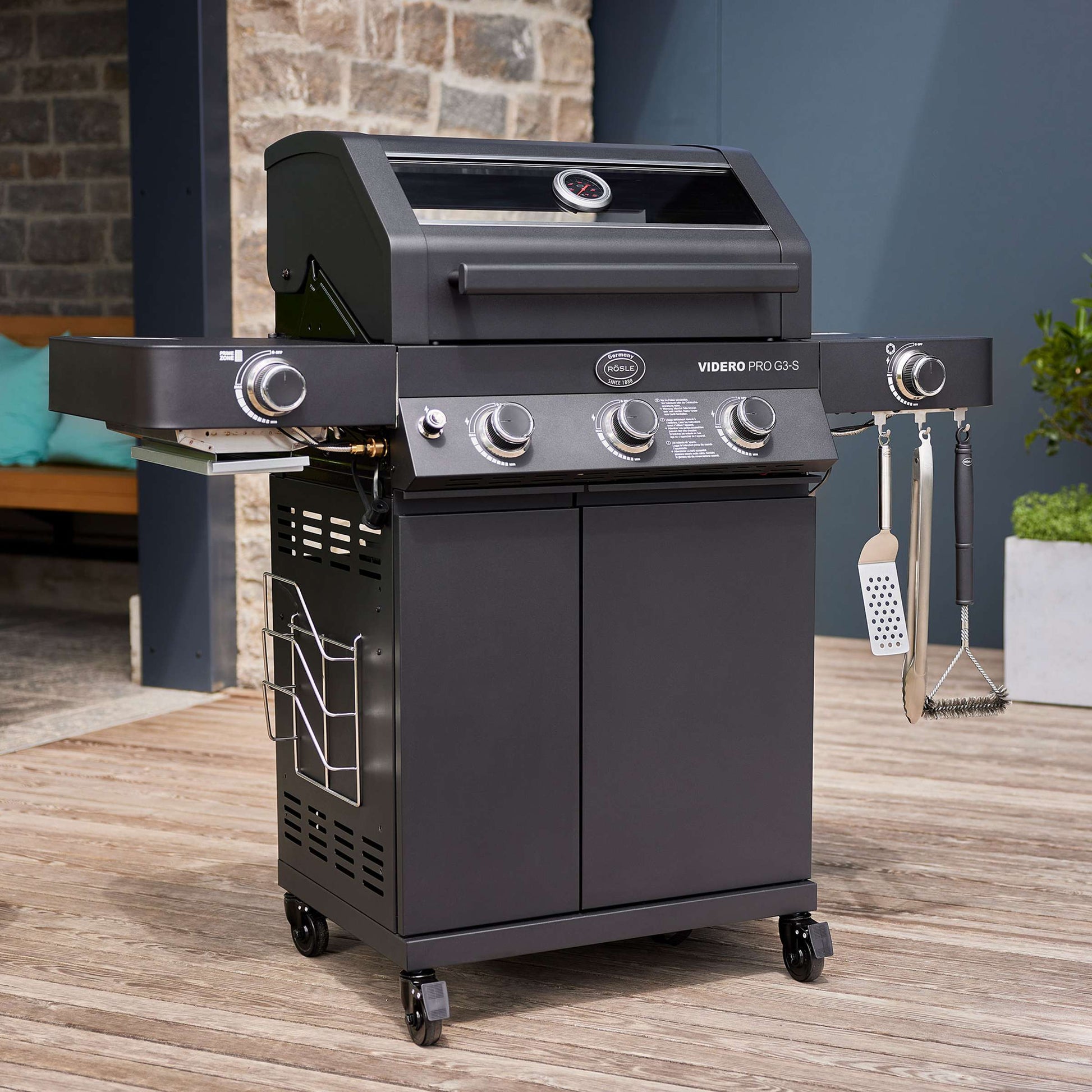 Barbecue Gas Videro Pro G3-S Vario+ 30 mbar (Model 2023)