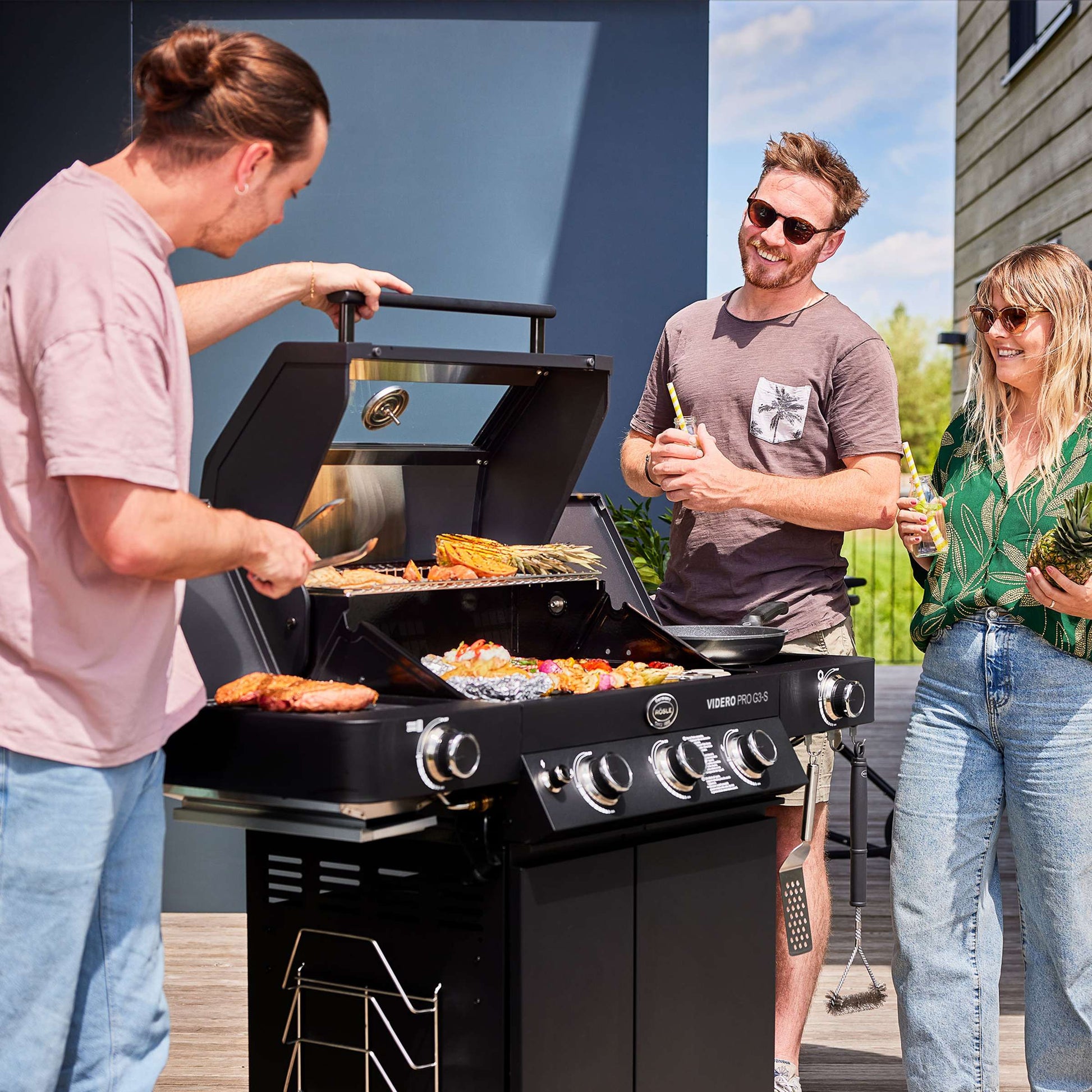 Barbecue Gas Videro Pro G3-S Vario+ 30 mbar (Model 2023)