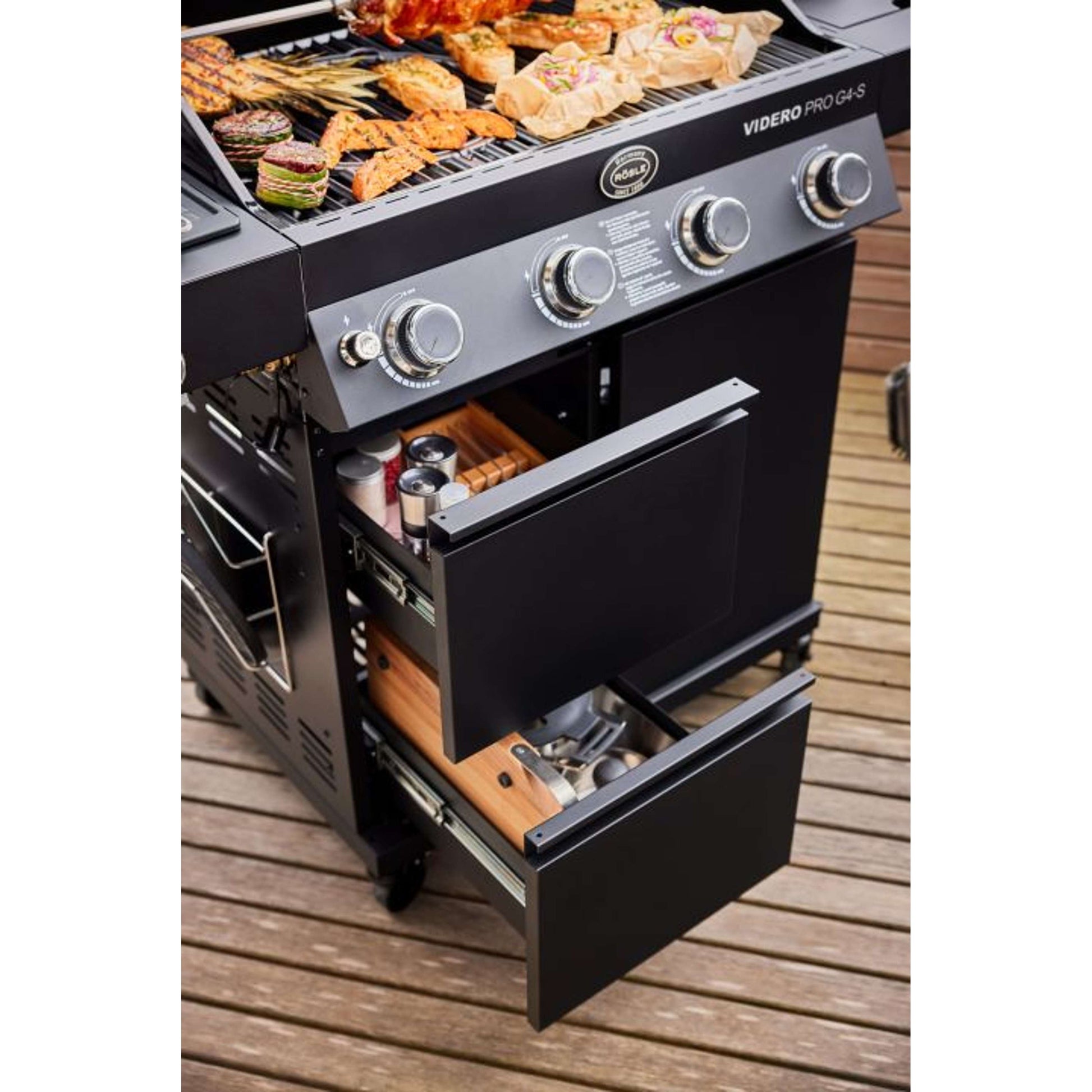 Barbecue Gas Videro Pro G4-S Vario+ 30 mbar (Model 2023)