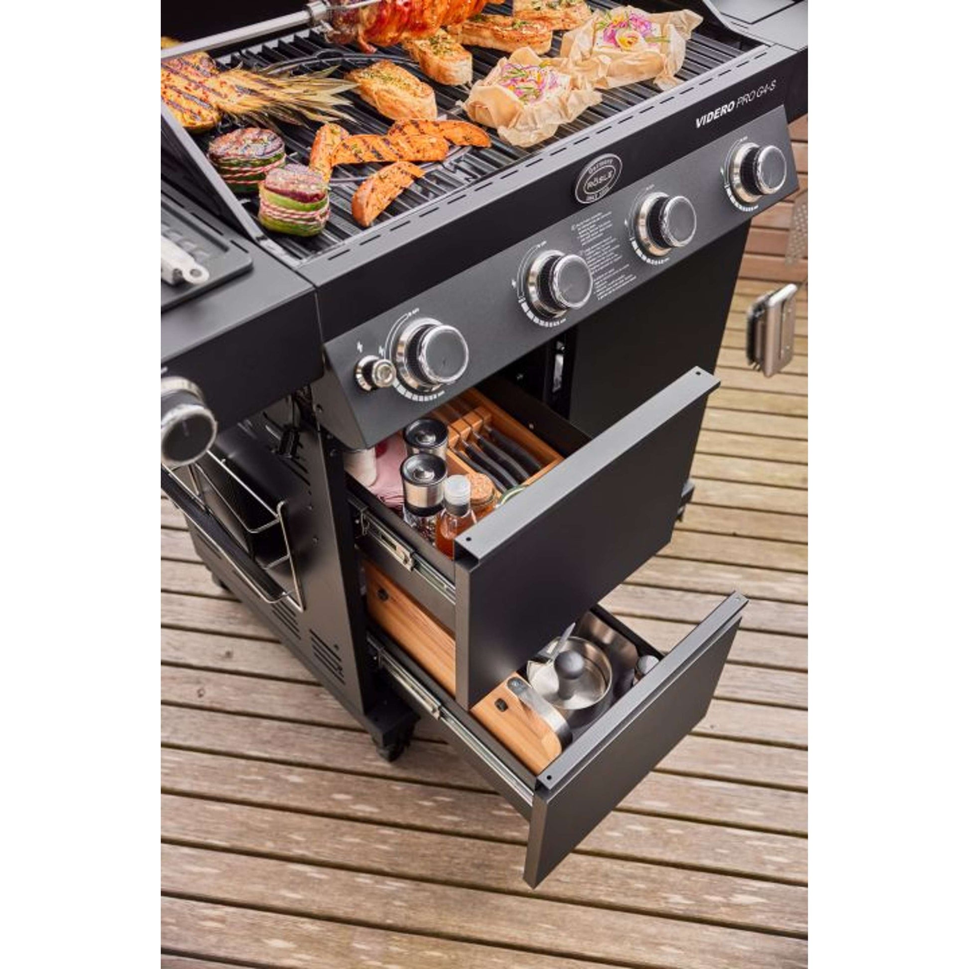 Barbecue Gas Videro Pro G4-S Vario+ 30 mbar (Model 2023)