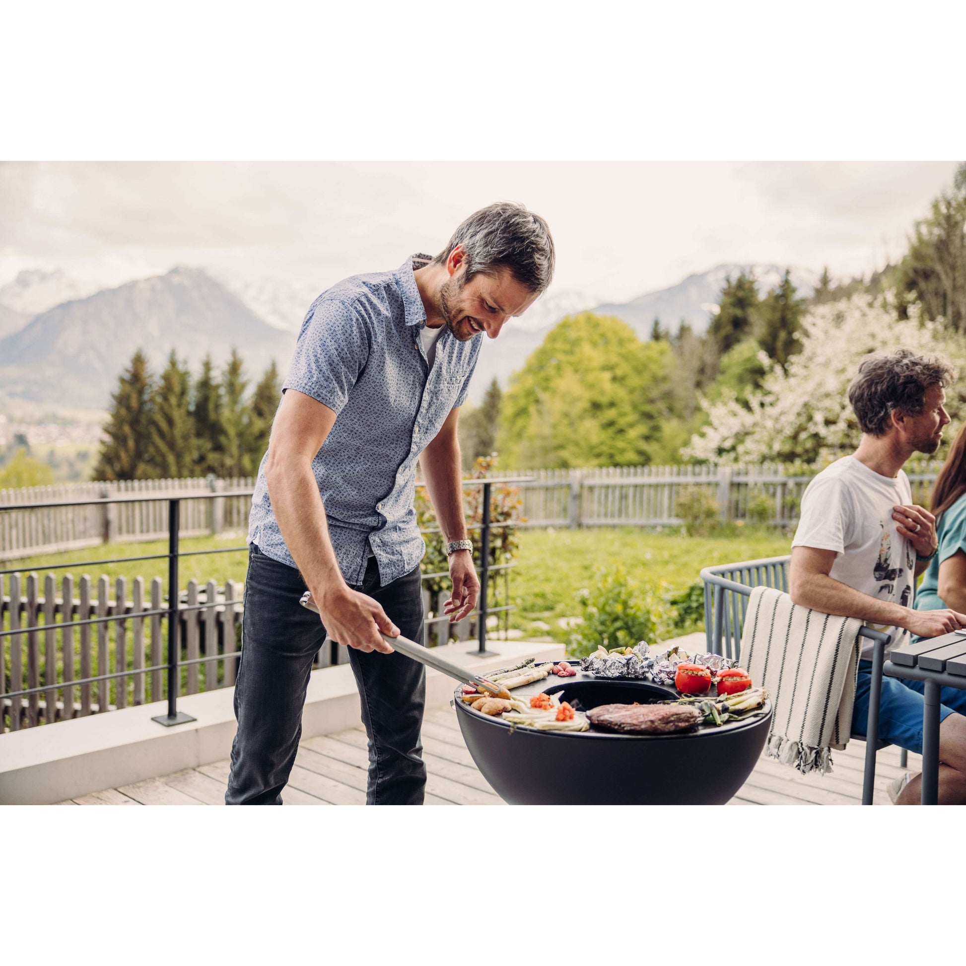 Bowl 57 Vuurschaal Plancha BBQ Set Hoog