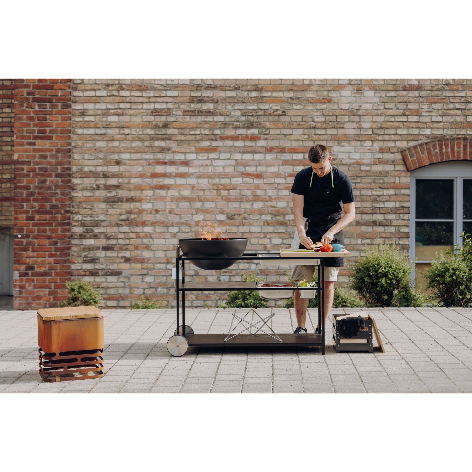 Fire Kitchen Buitenkeuken met Bowl 57 Vuurschaal