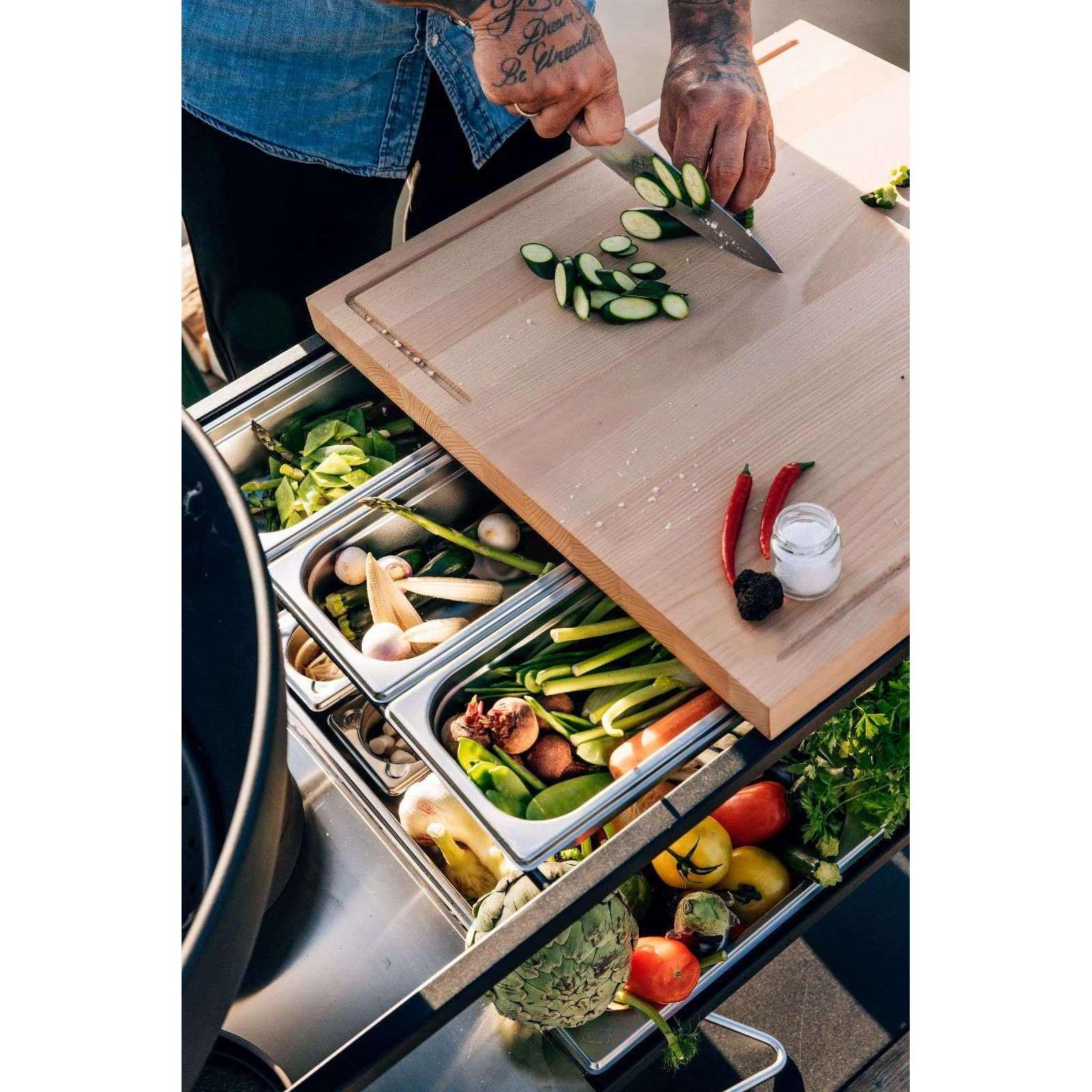 Fire Kitchen Buitenkeuken met Bowl 70 Vuurschaal