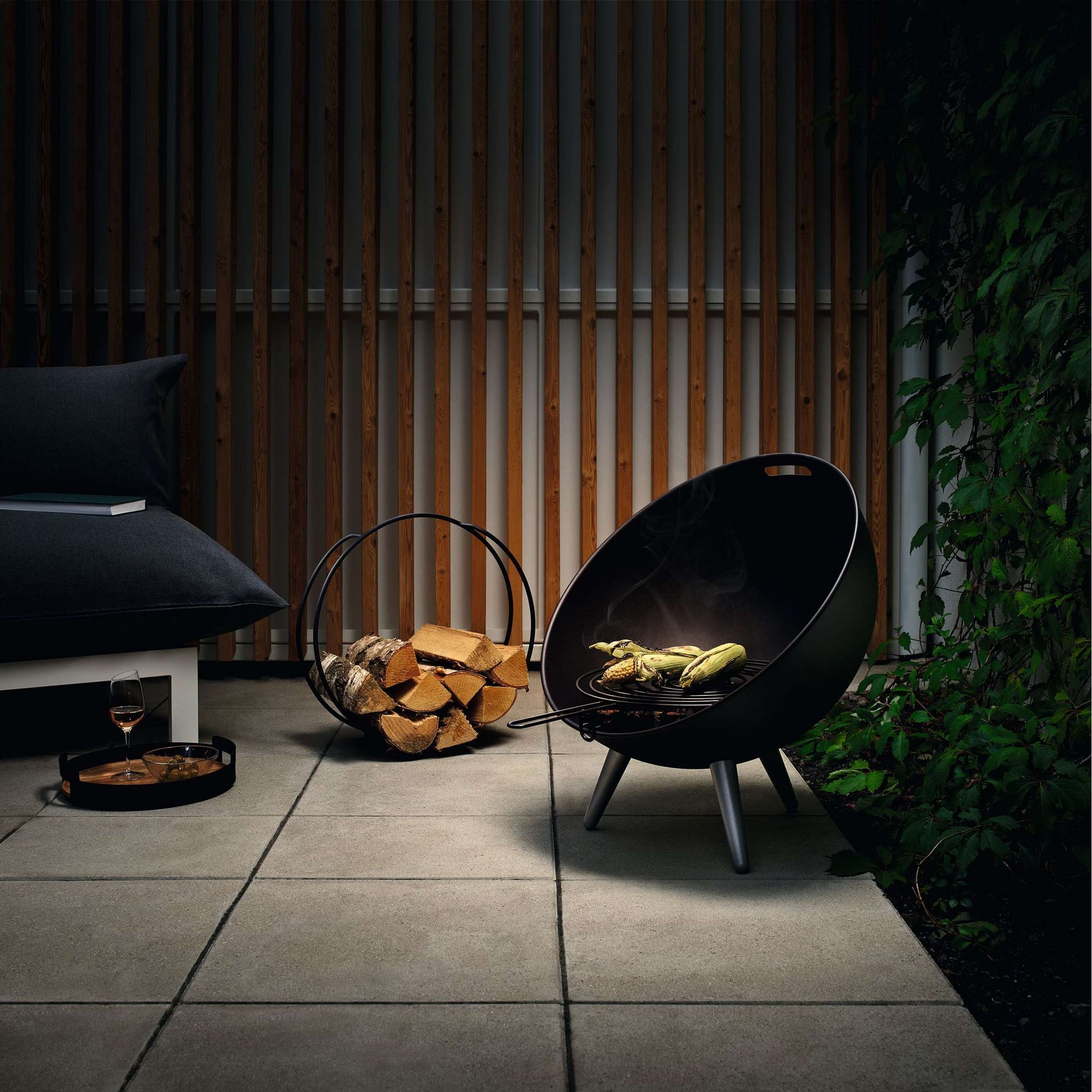 FireGlobe Barbecue Brandhout Houder