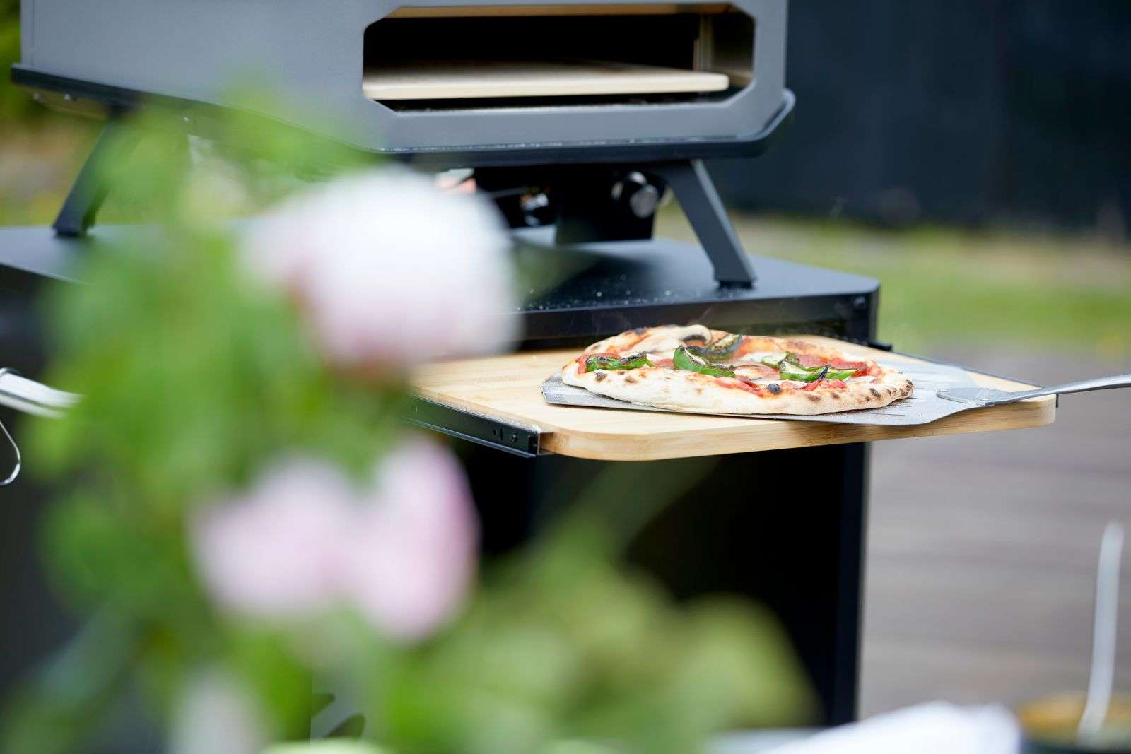 Pizza Oven Gas 13" met Thermometer en Pizzasteen 30 Mbar 5.0 KW