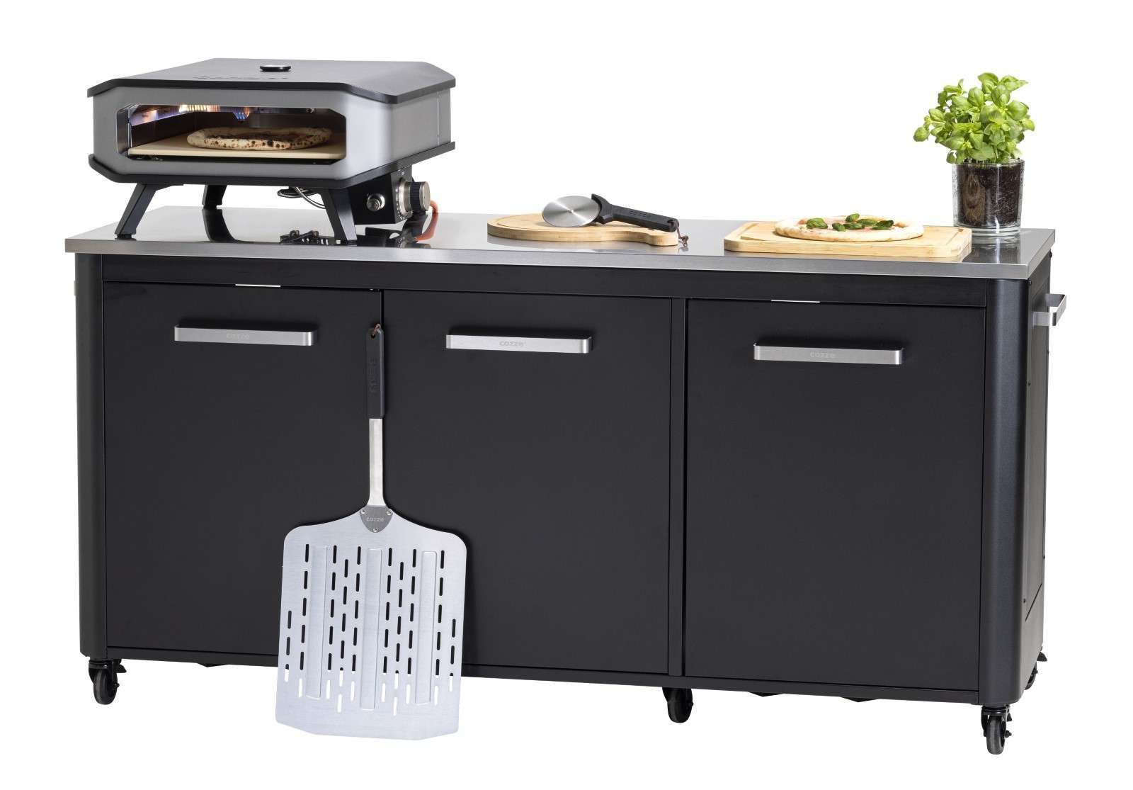 Pizzaschep met Gaatjes Aluminium 75 cm