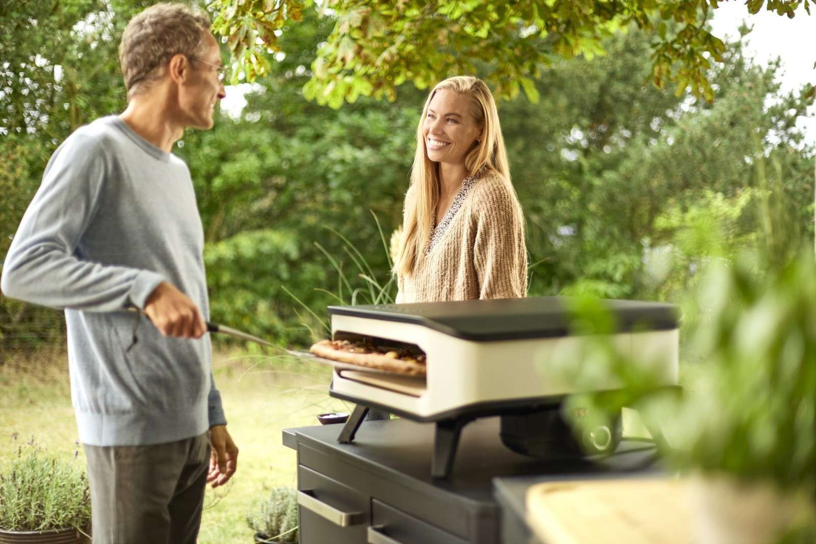 Pizzaschep met Gaatjes Aluminium 75 cm