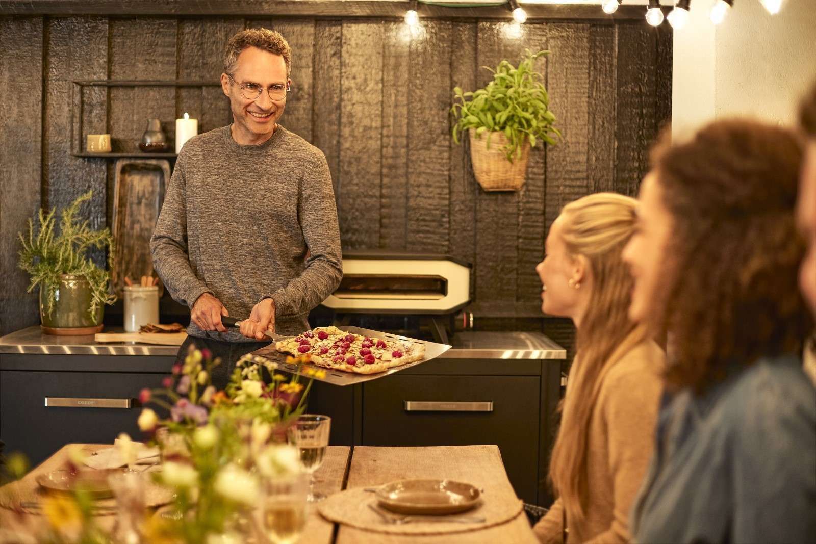Pizzaschep met Gaatjes Aluminium 75 cm