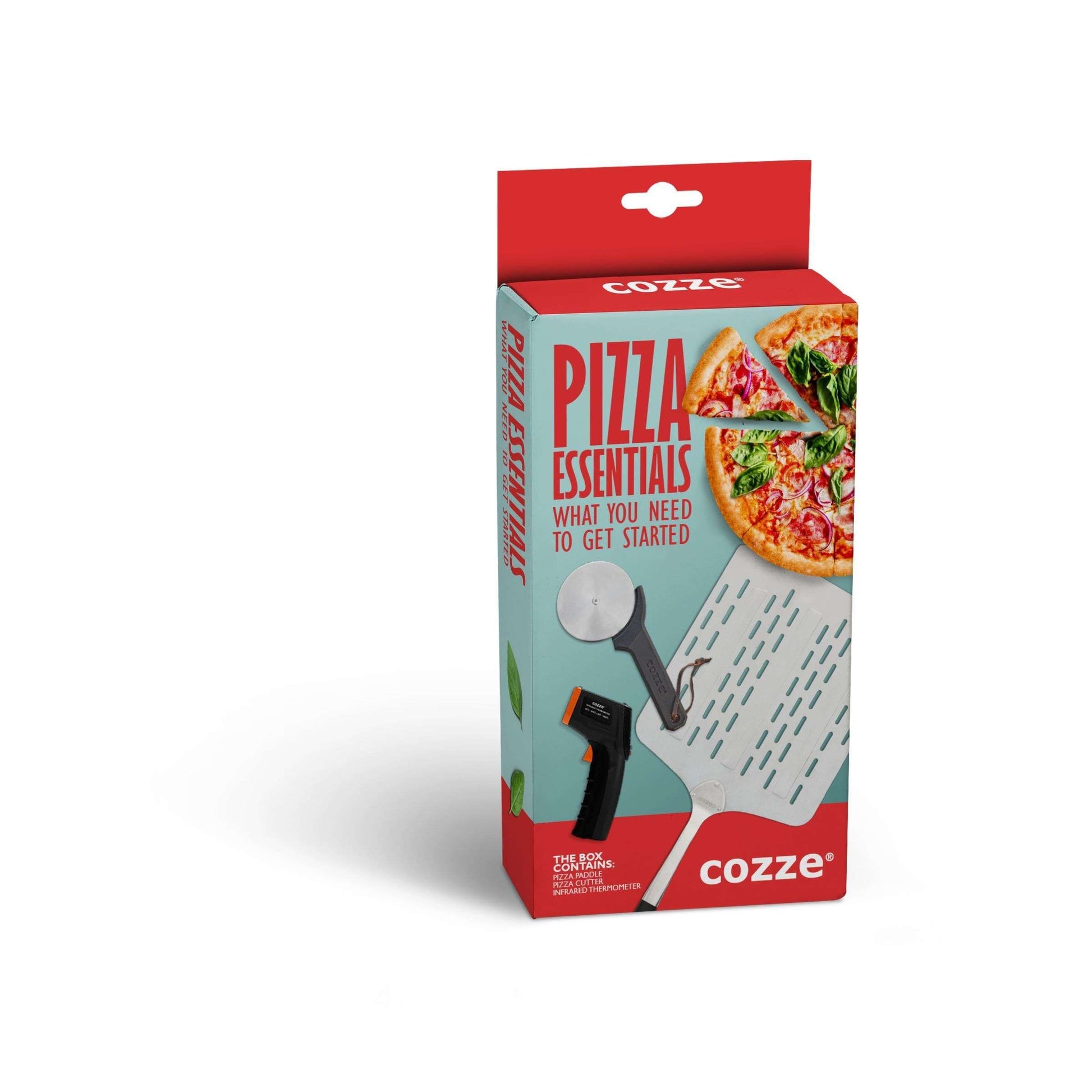 Kadoset Pizza Paddle, Snijder en Thermometer