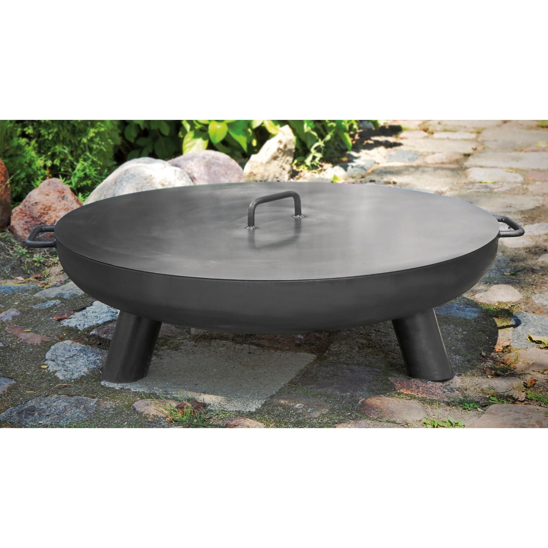 Stalen deksel vuurschaal tuin accessoire