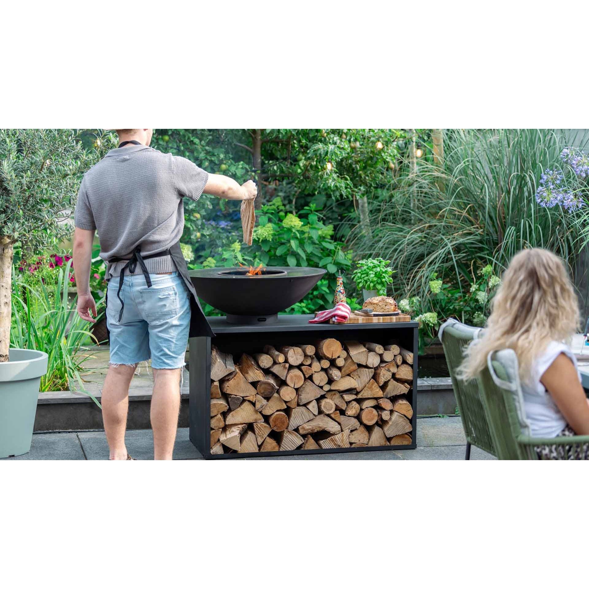 ONYX BBQ Tafel 80 cm Zwart