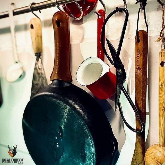 Skillet Koekenpan Gietijzer met Steel 25 cm