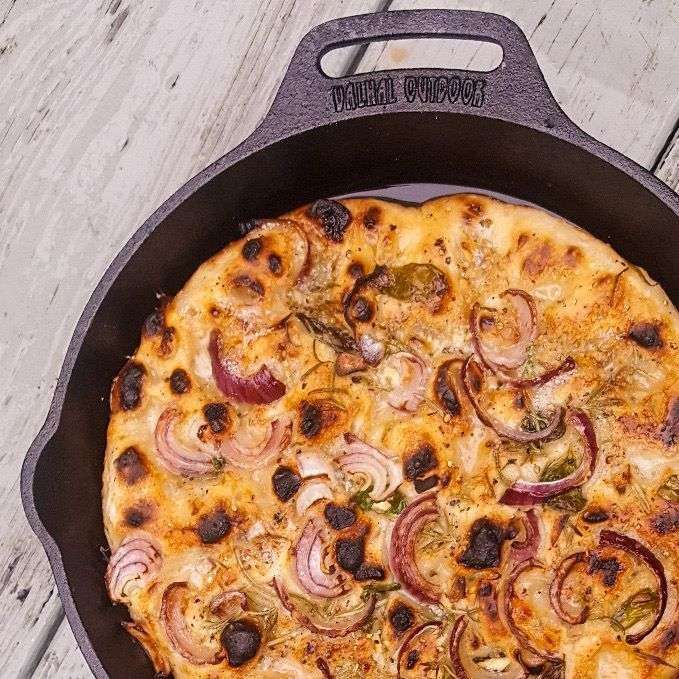 Skillet Gietijzer met Handgrepen 25 cm