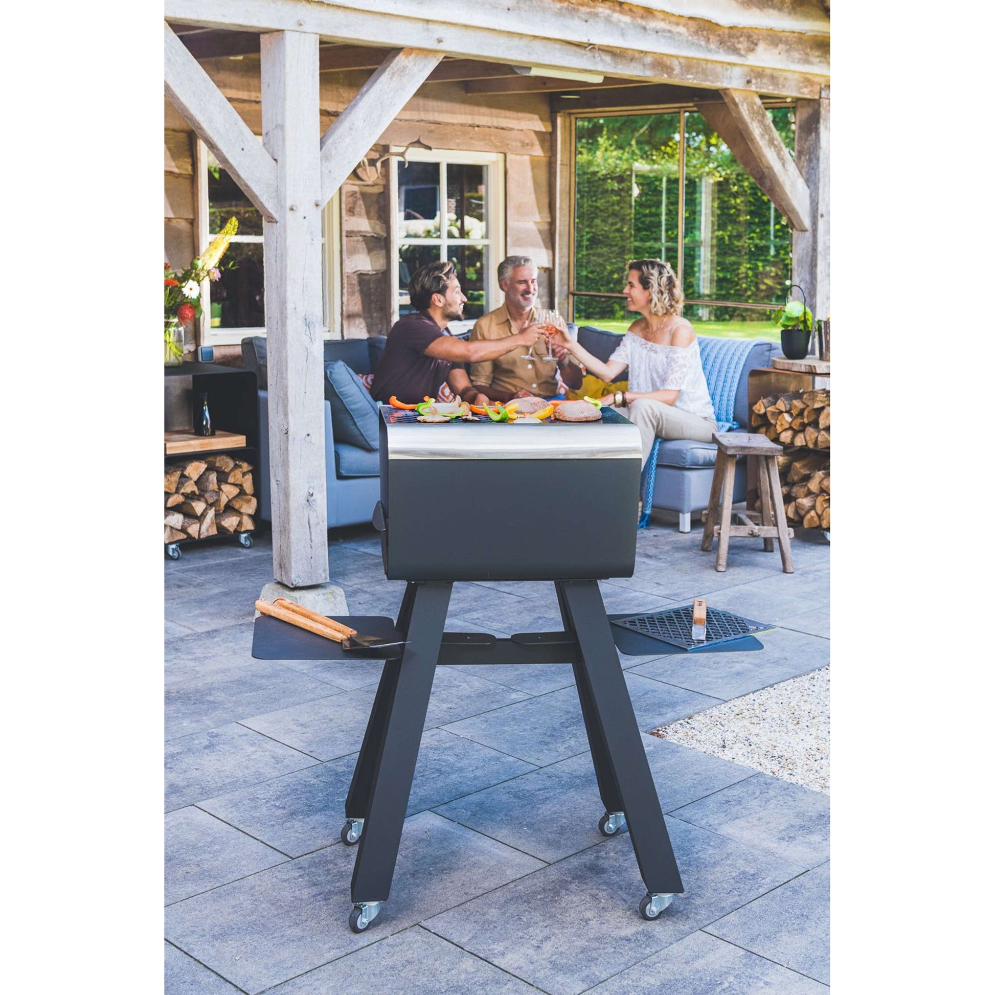 Qrib met Gripper en Grillplaat Colour