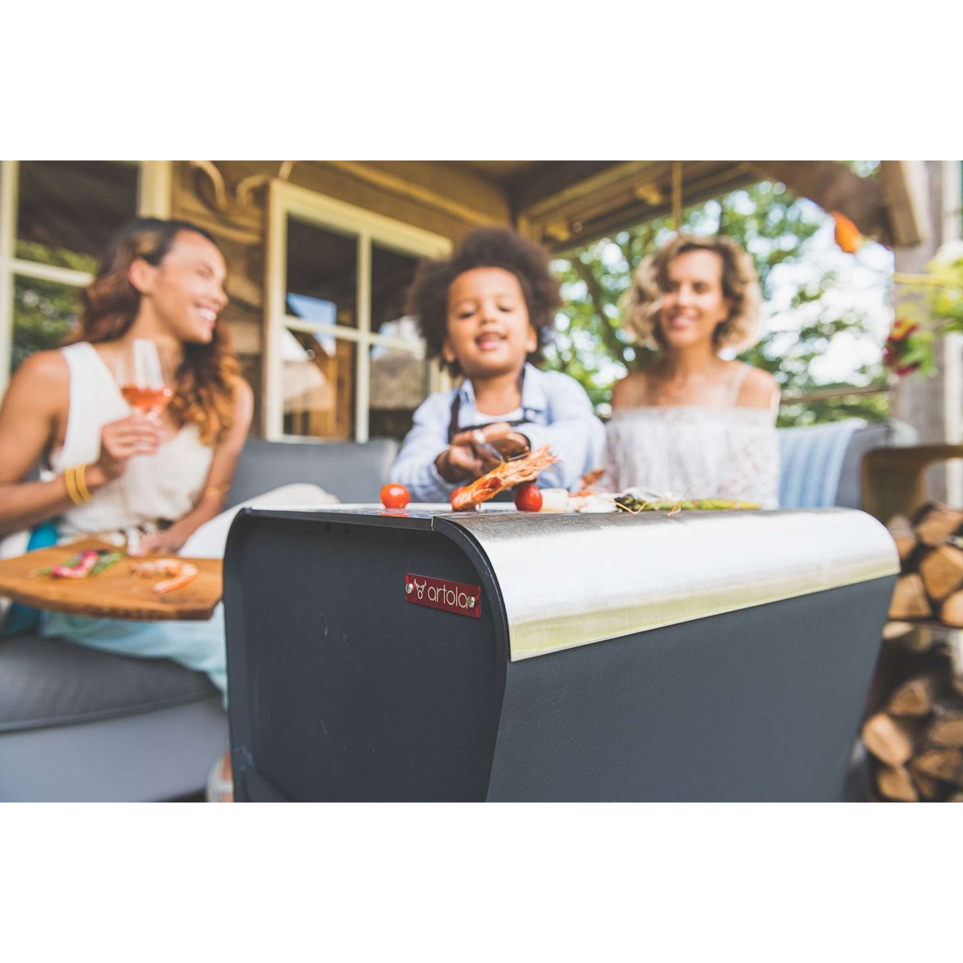 Qrib met Gripper en Grillplaat Colour