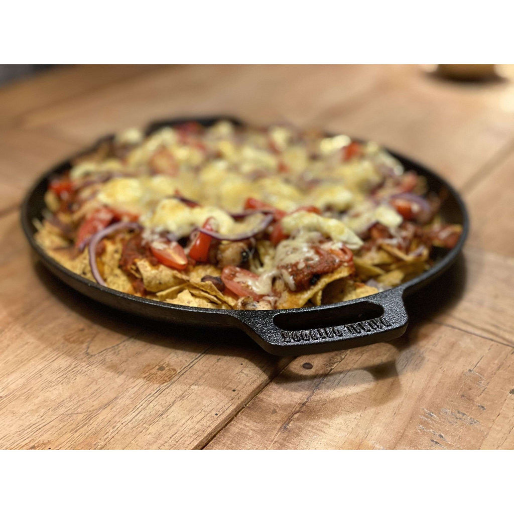 Skillet Plancha Gietijzer met Handgrepen 35 cm