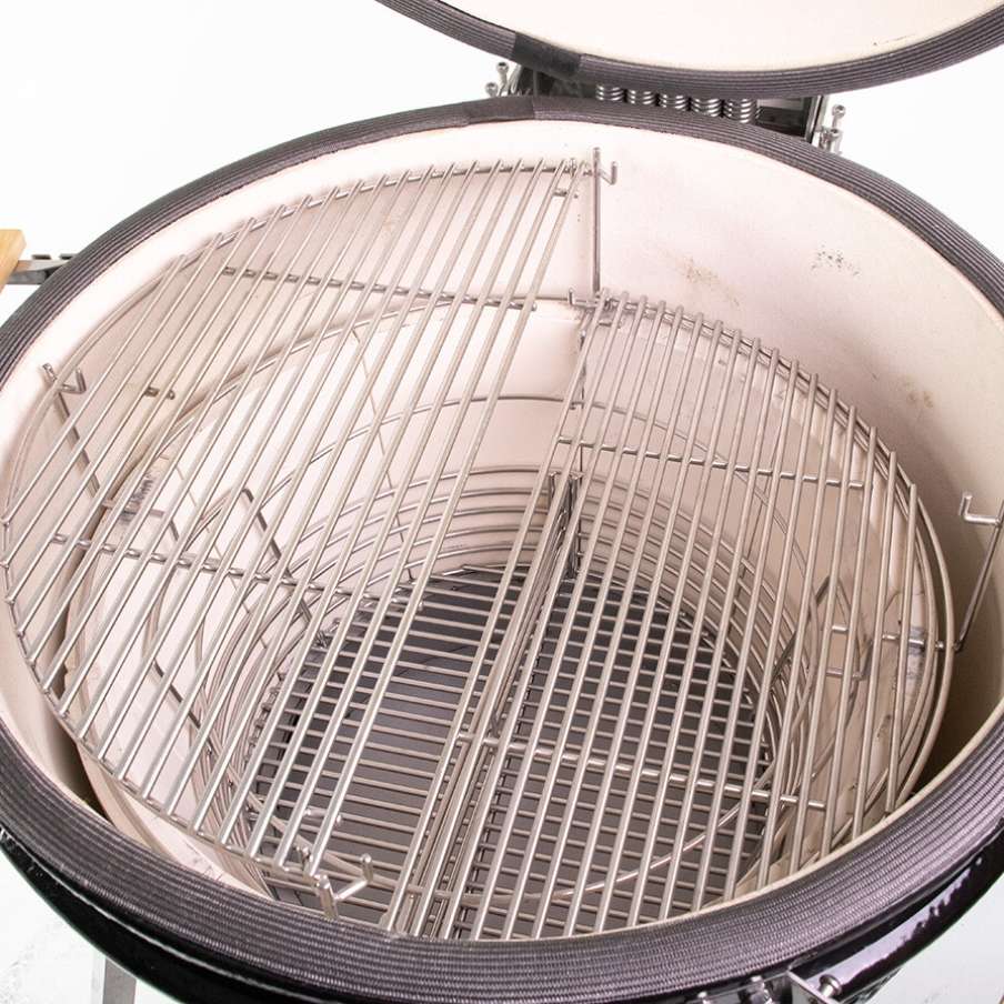 BBQ Accessoire Kamado 22" XL Halve Maan Rooster 2 Stuks
