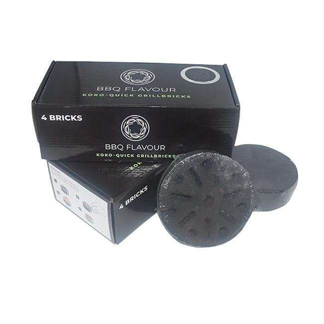 BBQ Flavour Accessoire Houtskool Briquettes Quick Koko Stuks ruick ick Koko 4 Koko