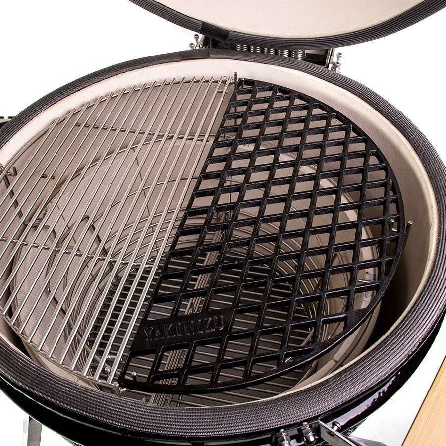 BBQ Accessoire Kamado 22" XL Rooster Gietijzer met Meatmarker
