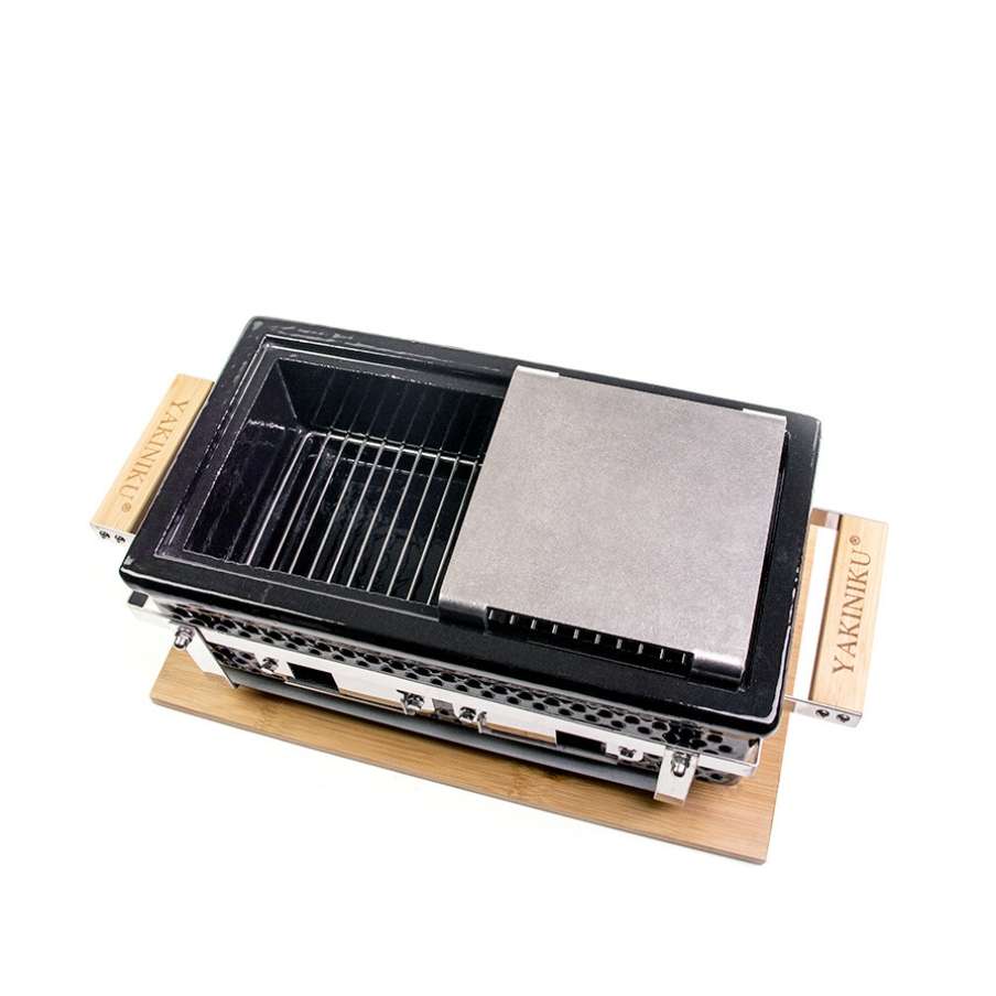 Shichirin Tafelgrill Rechthoekig Accessoire Teppanyaki Plaat