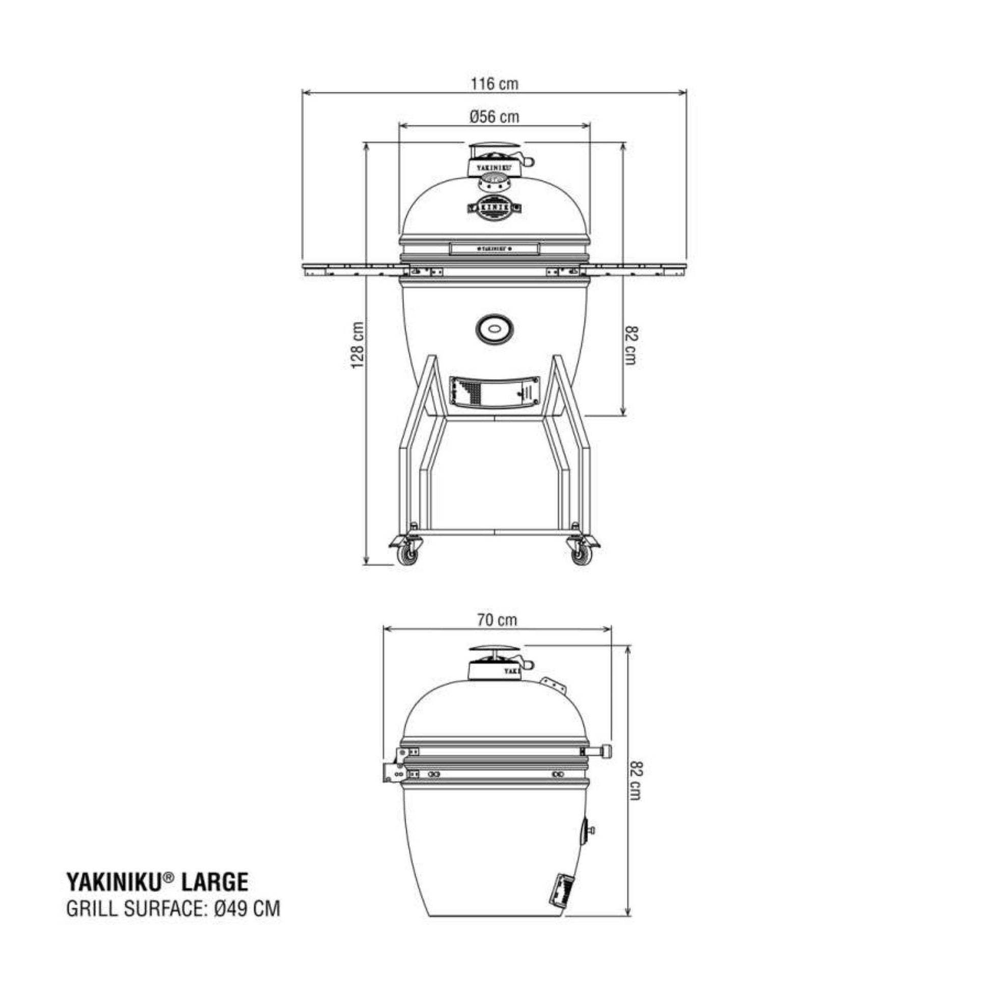 BBQ Kamado 19 Inch Large