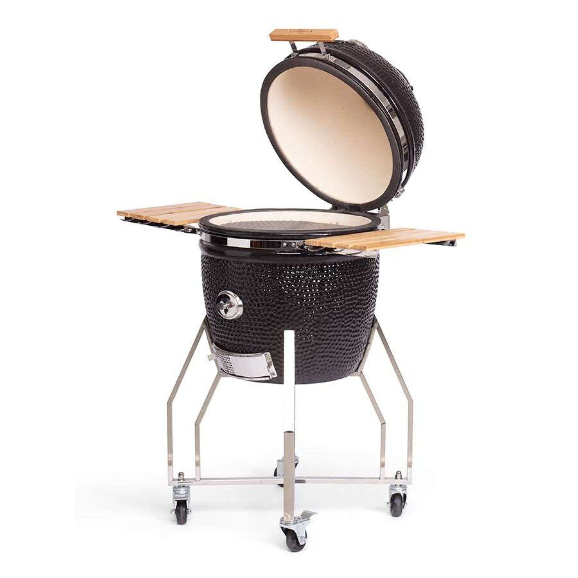 BBQ Kamado 19 Inch Large met Onderstel en Zijtafels Pro Set