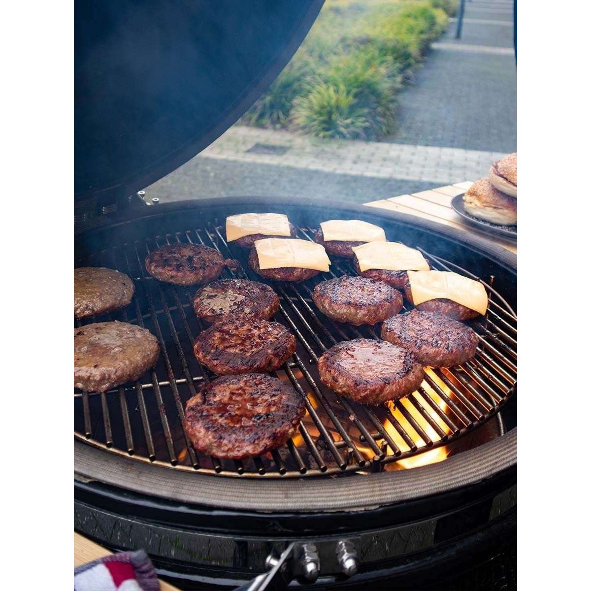 BBQ Kamado 22 Inch XL met Onderstel en Zijtafels
