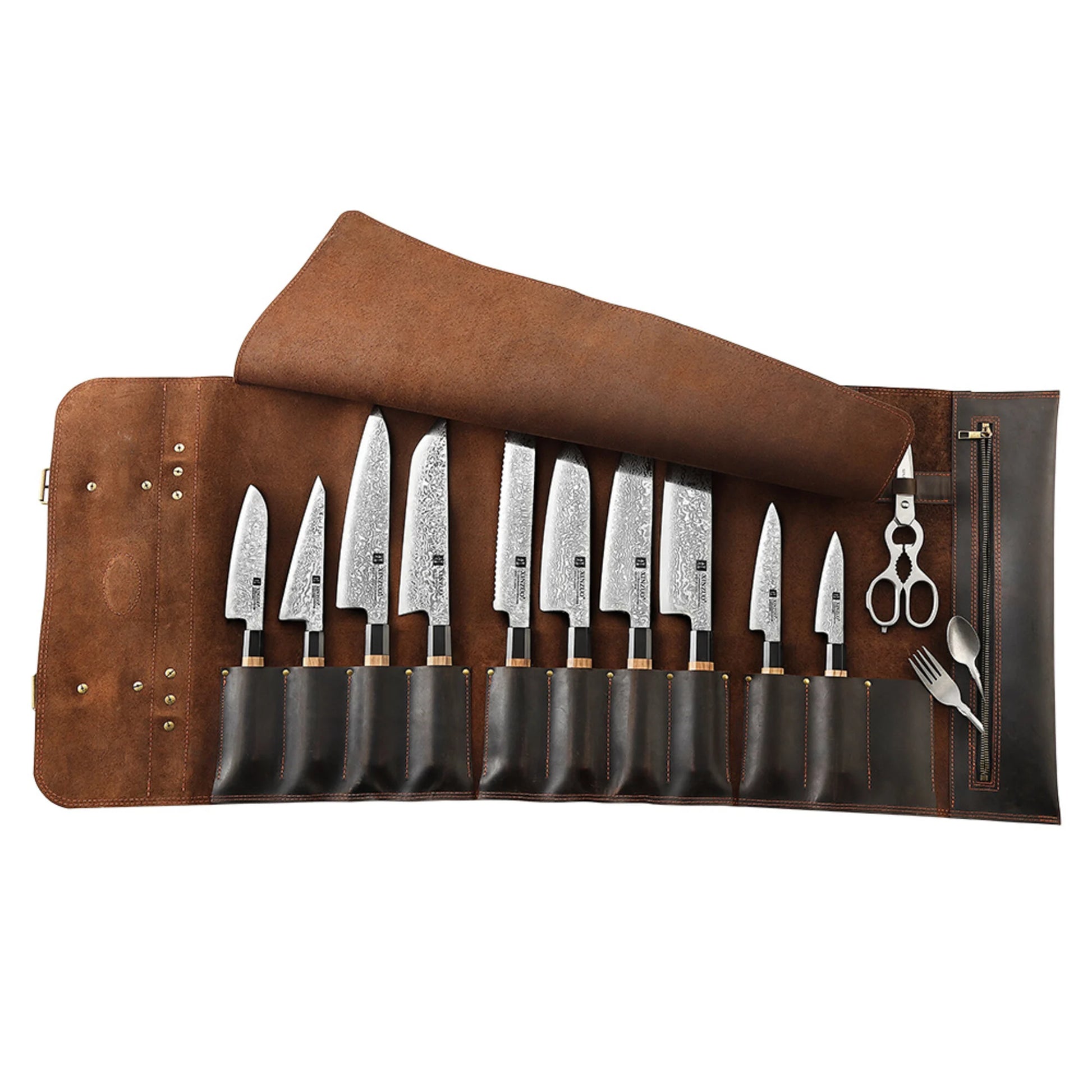 XinZuo Messentas Zwart – Crazy Horse Leather Luxe Messenrol