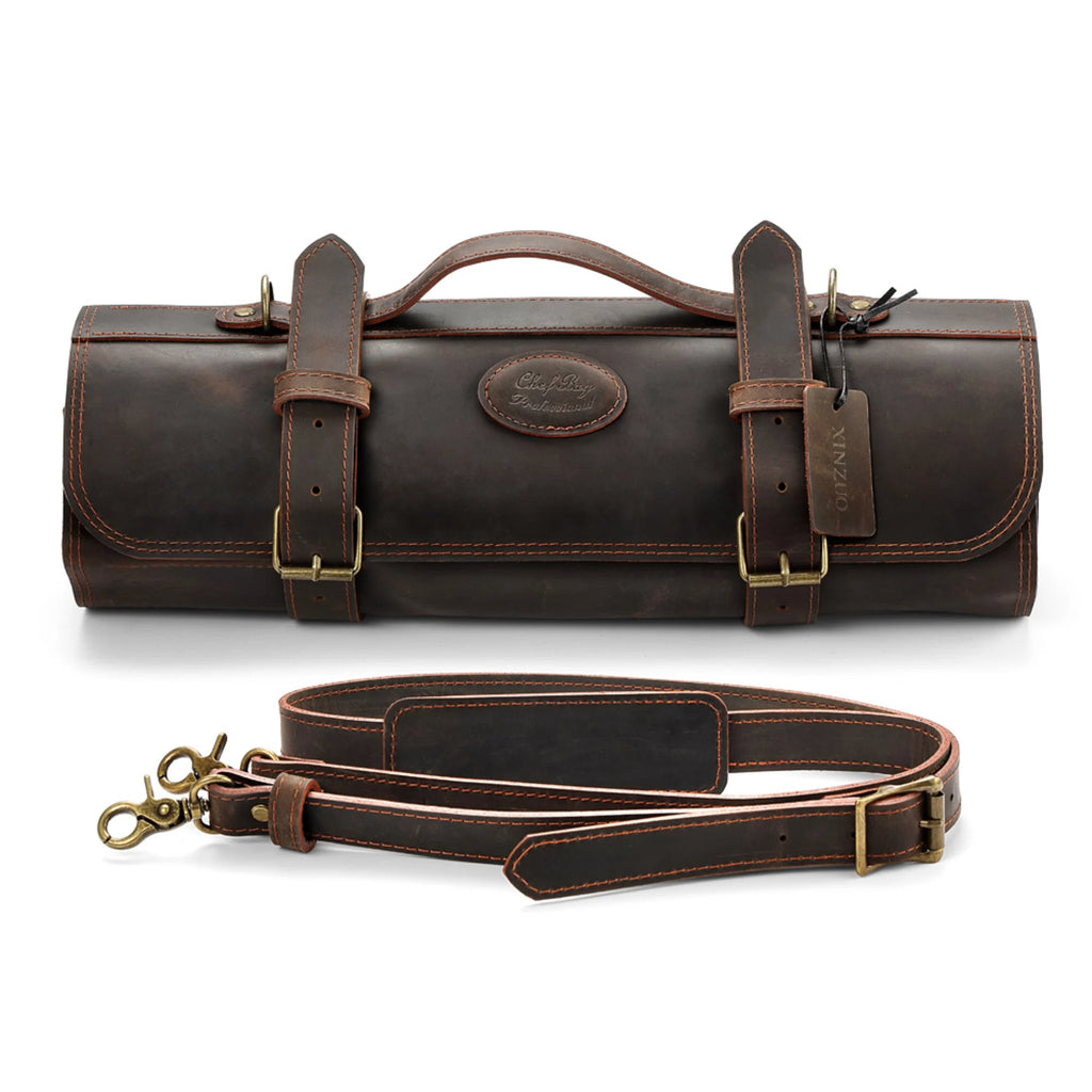 XinZuo Messentas Zwart – Crazy Horse Leather Luxe Messenrol