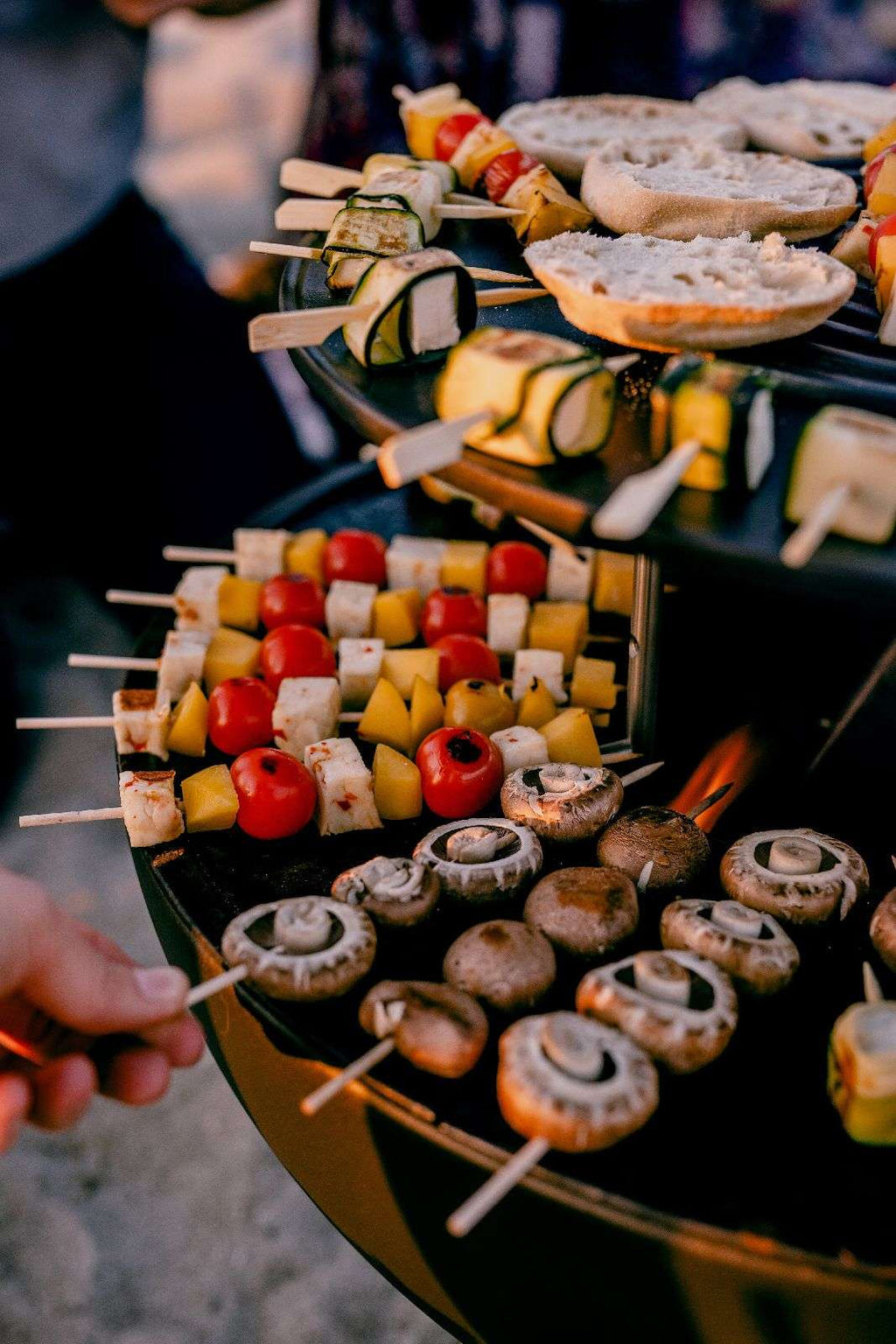 Bowl 57 Grillrooster op Verstelbare Poten met Handvat