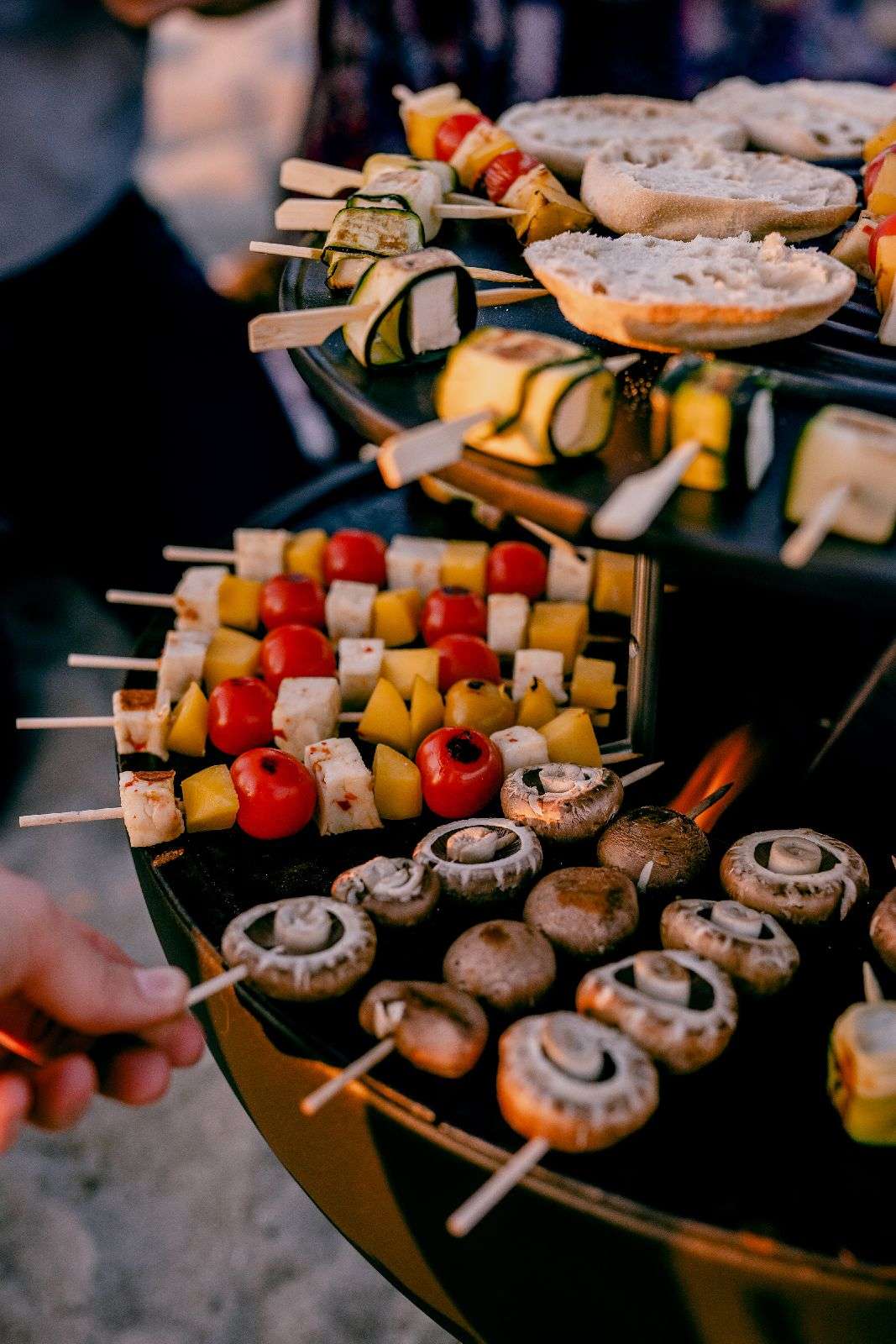 Bowl 57 Grillrooster op Verstelbare Poten met Handvat