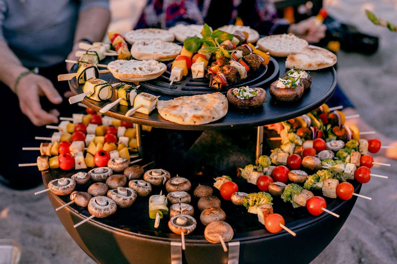 Bowl 57 Grillrooster op Verstelbare Poten met Handvat