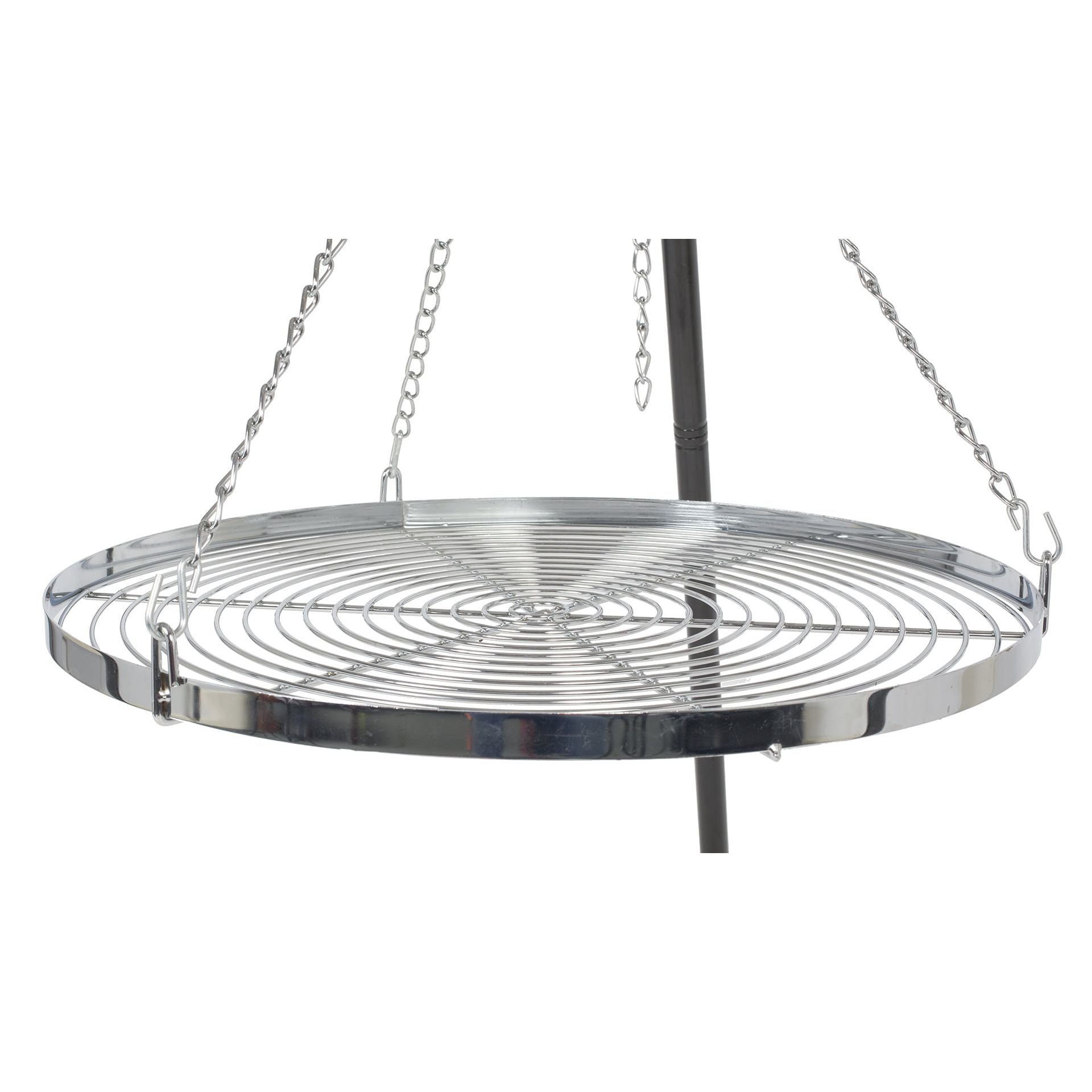 BBQ tripod met verchroomd rooster detail