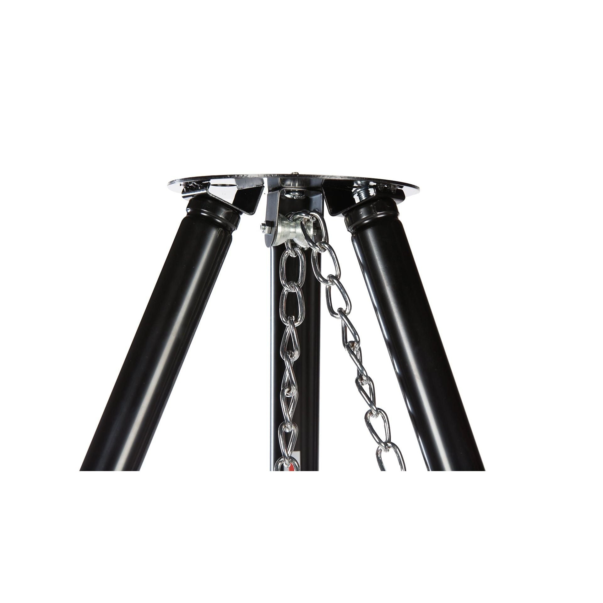 Tripod bbq met verstelbare hoogte rooster